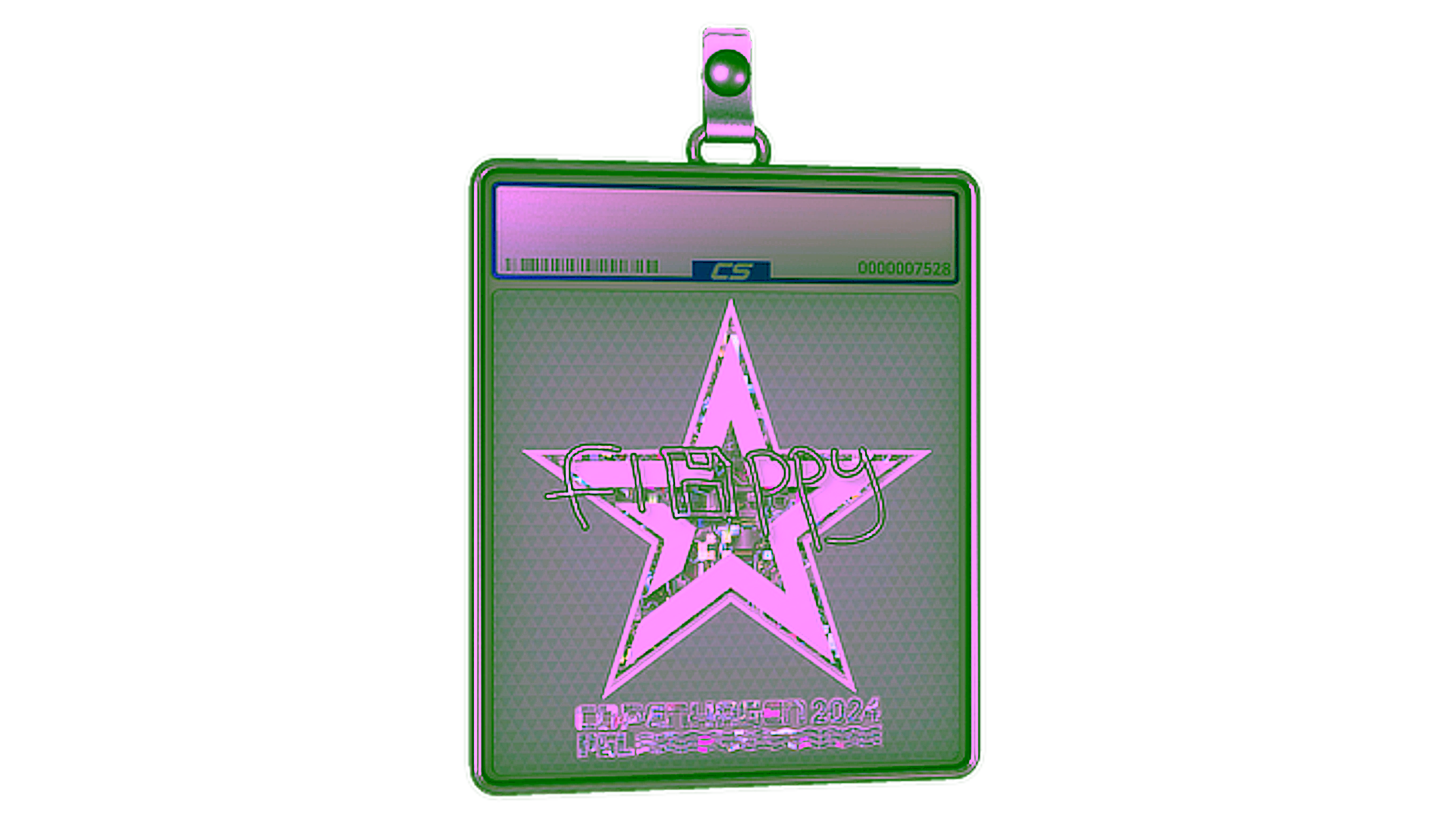 Sticker Slab | floppy (Glitter) | Copenhagen 2024 için görüntü