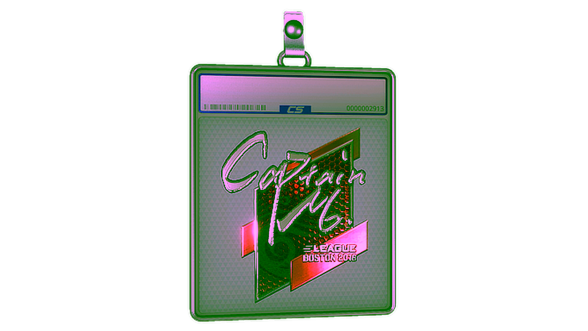 Wyświetl dla Sticker Slab | captainMo (Foil) | Boston 2018