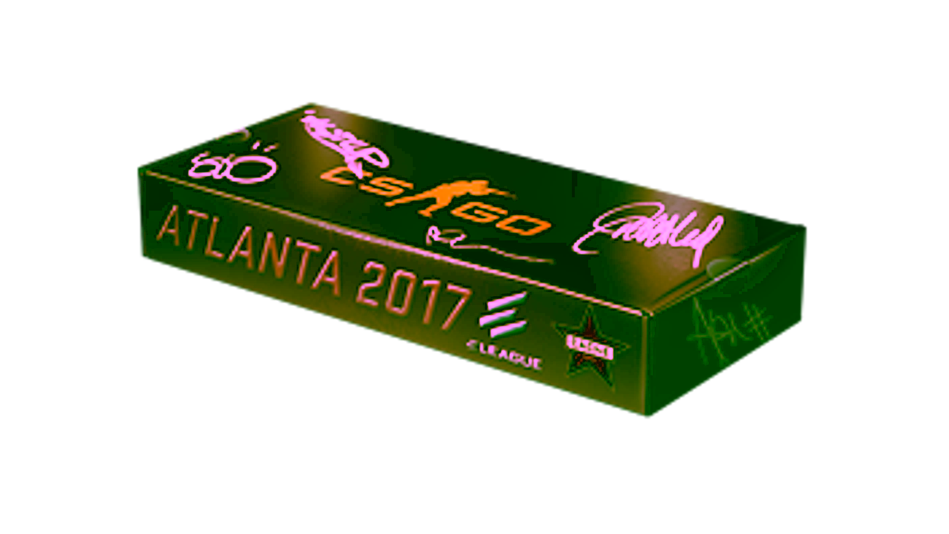 Display for Atlanta 2017 Cache Souvenir Package