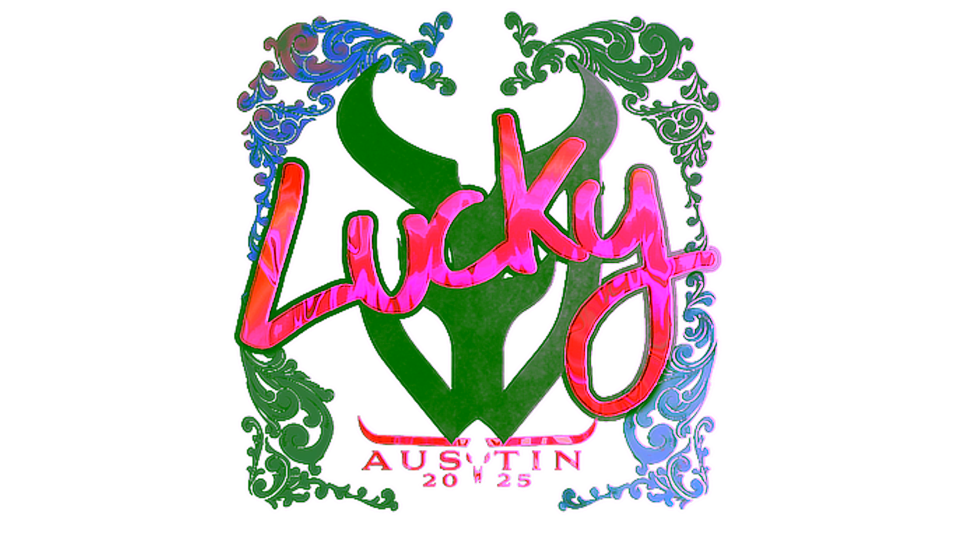 Visar för Sticker | Lucky (Holo) | Austin 2025