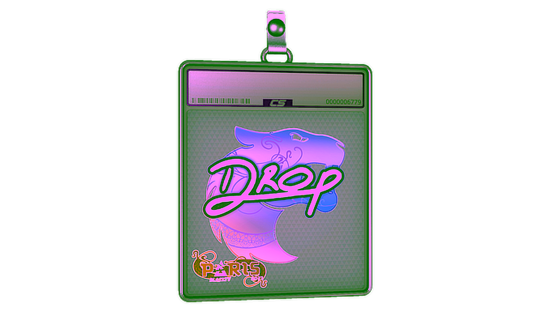 Display for Sticker Slab | drop (Holo) | Paris 2023