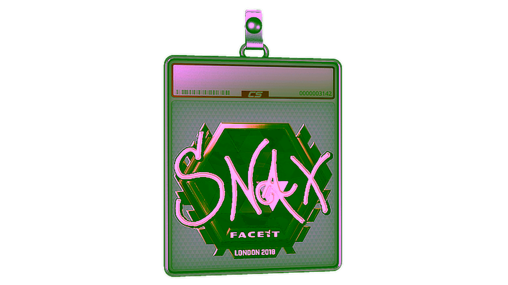 Display for Sticker Slab | Snax (Gold) | London 2018