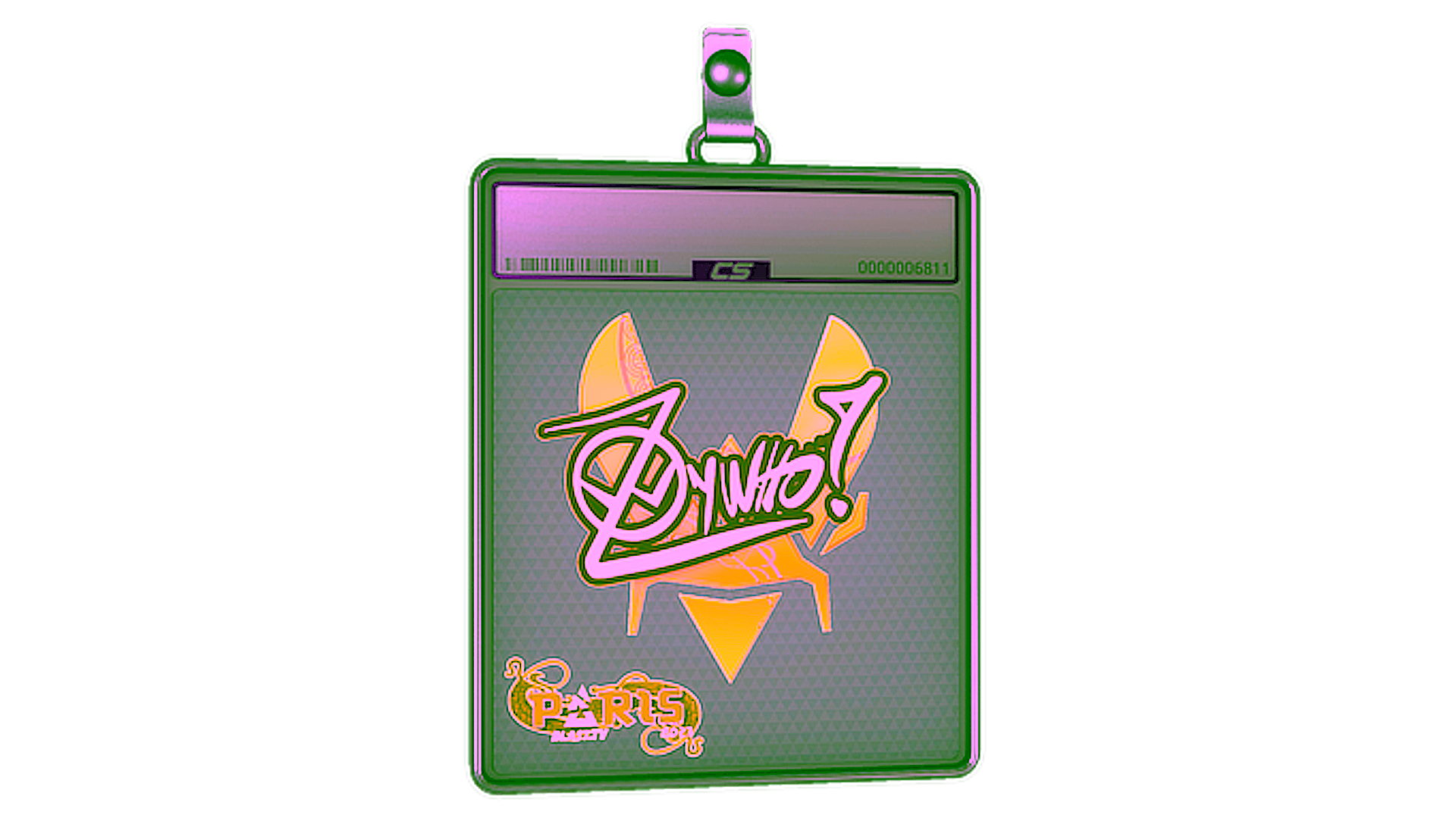 Visar för Sticker Slab | ZywOo (Holo) | Paris 2023