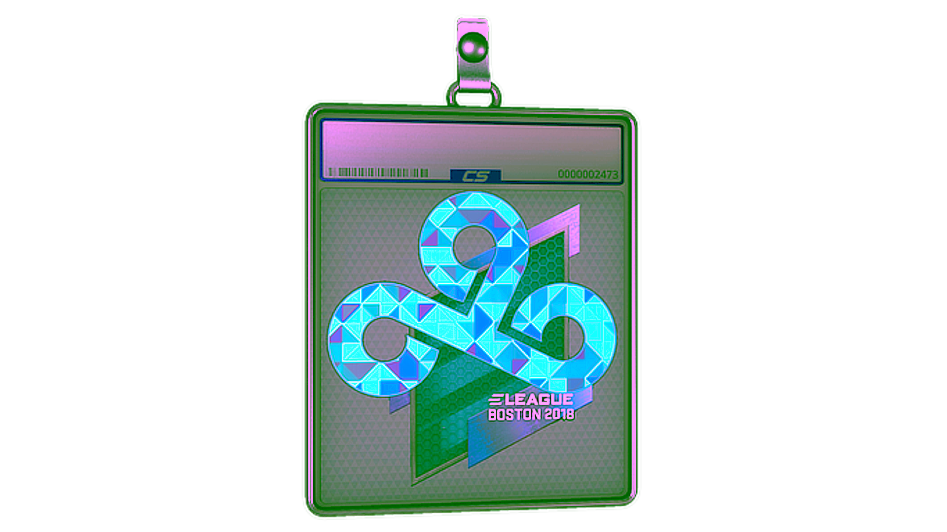 Display for Sticker Slab | Cloud9 (Holo) | Boston 2018