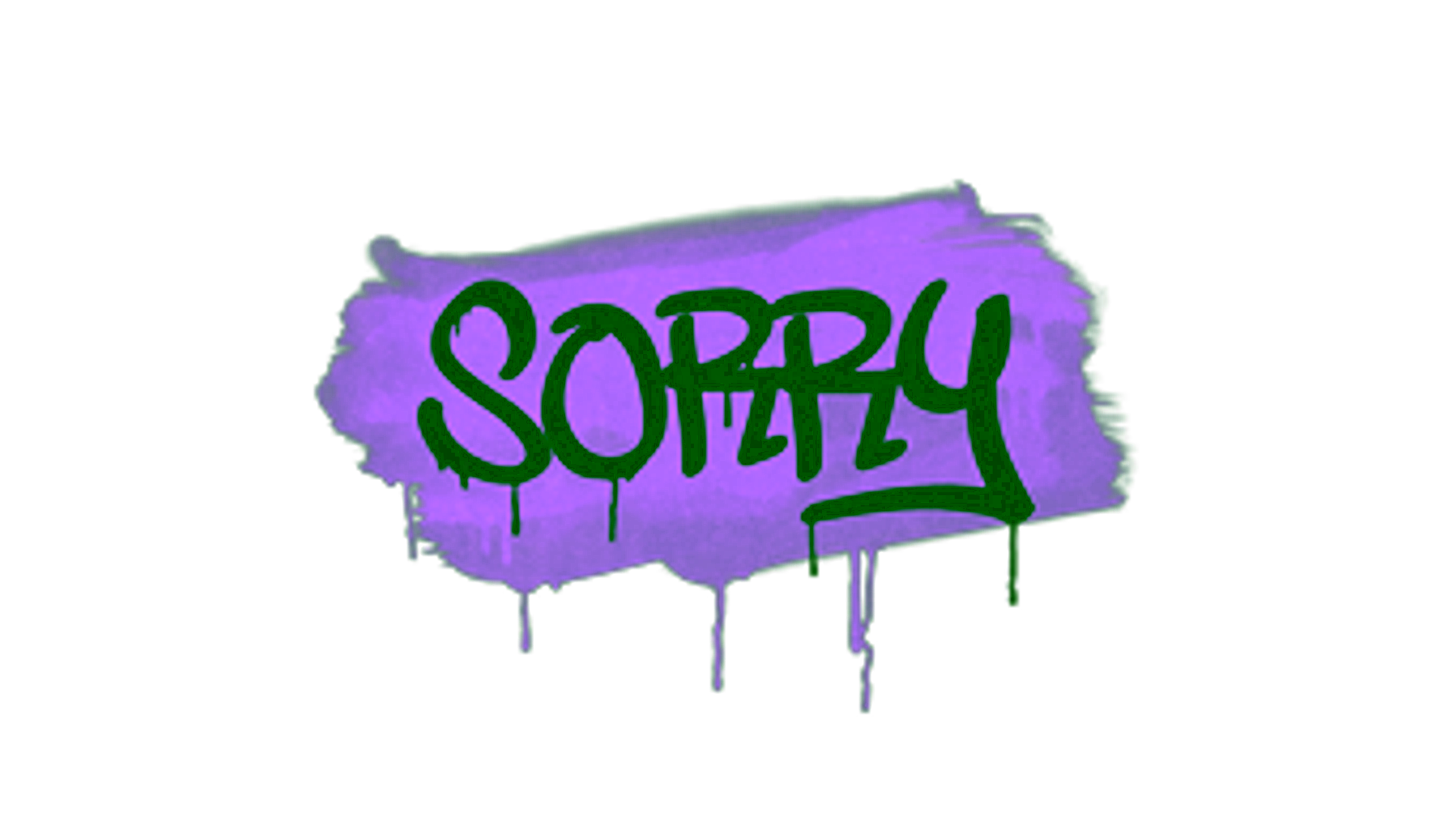 Display for Sealed Graffiti | Sorry (Violent Violet)