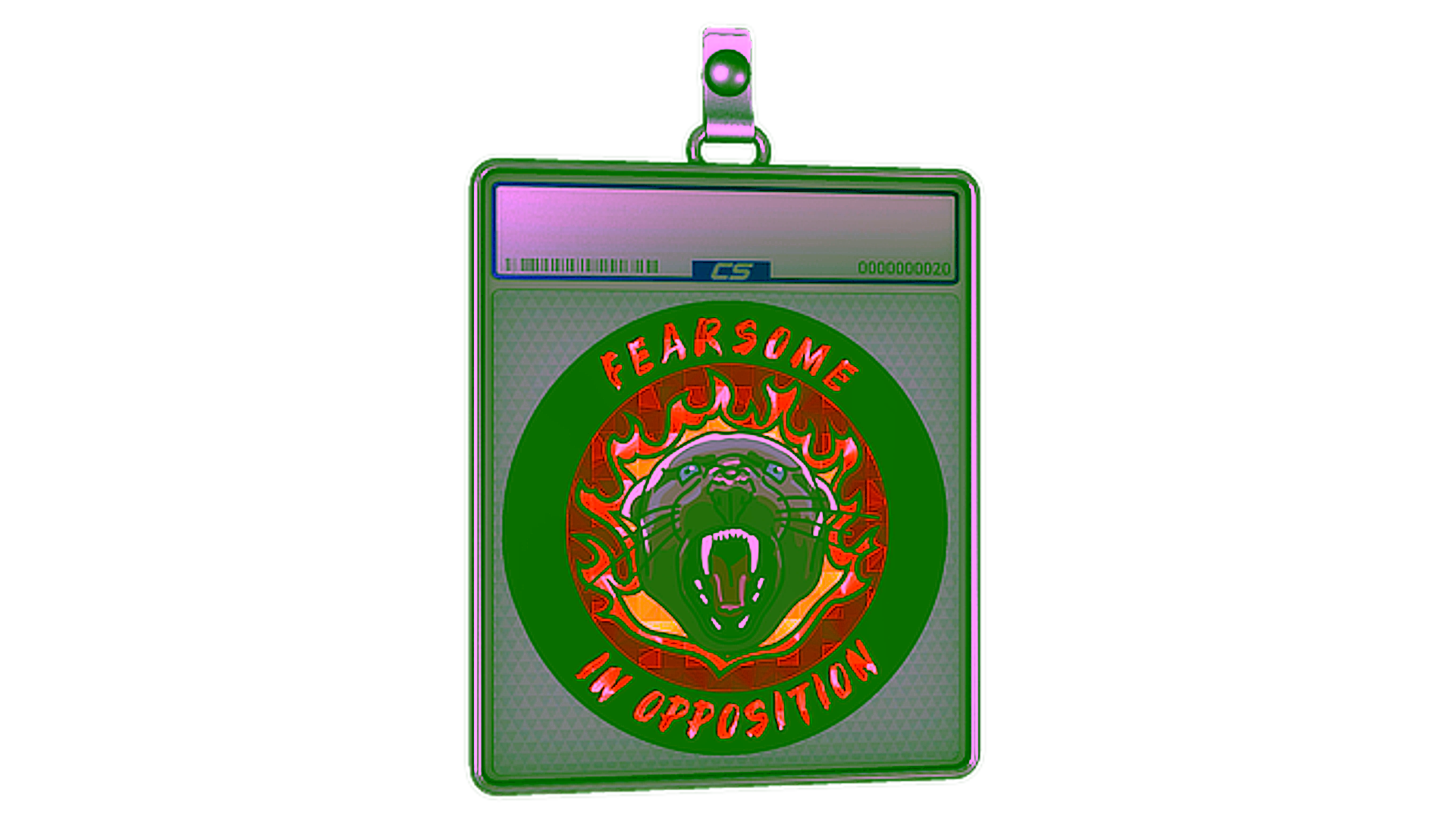 Display for Sticker Slab | Fearsome (Holo)