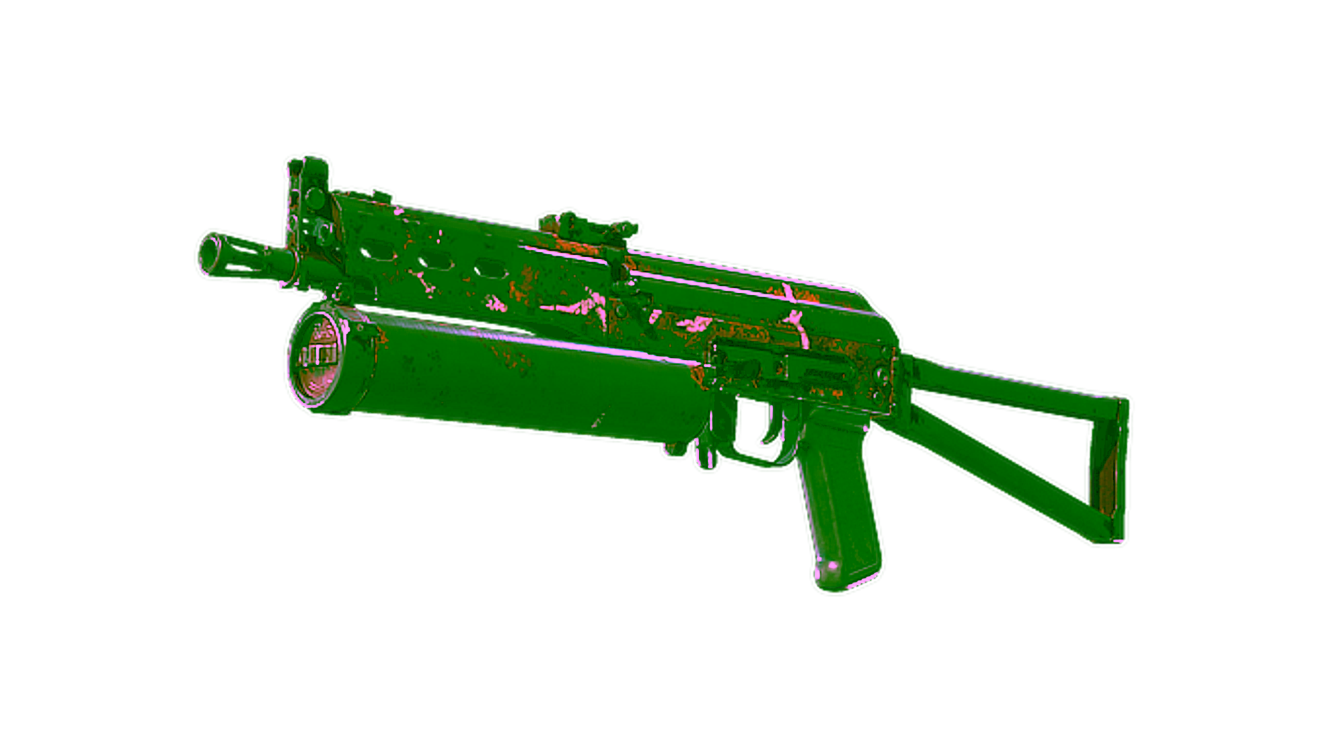 Display for Souvenir PP-Bizon | Thermal Currents (Battle-Scarred)