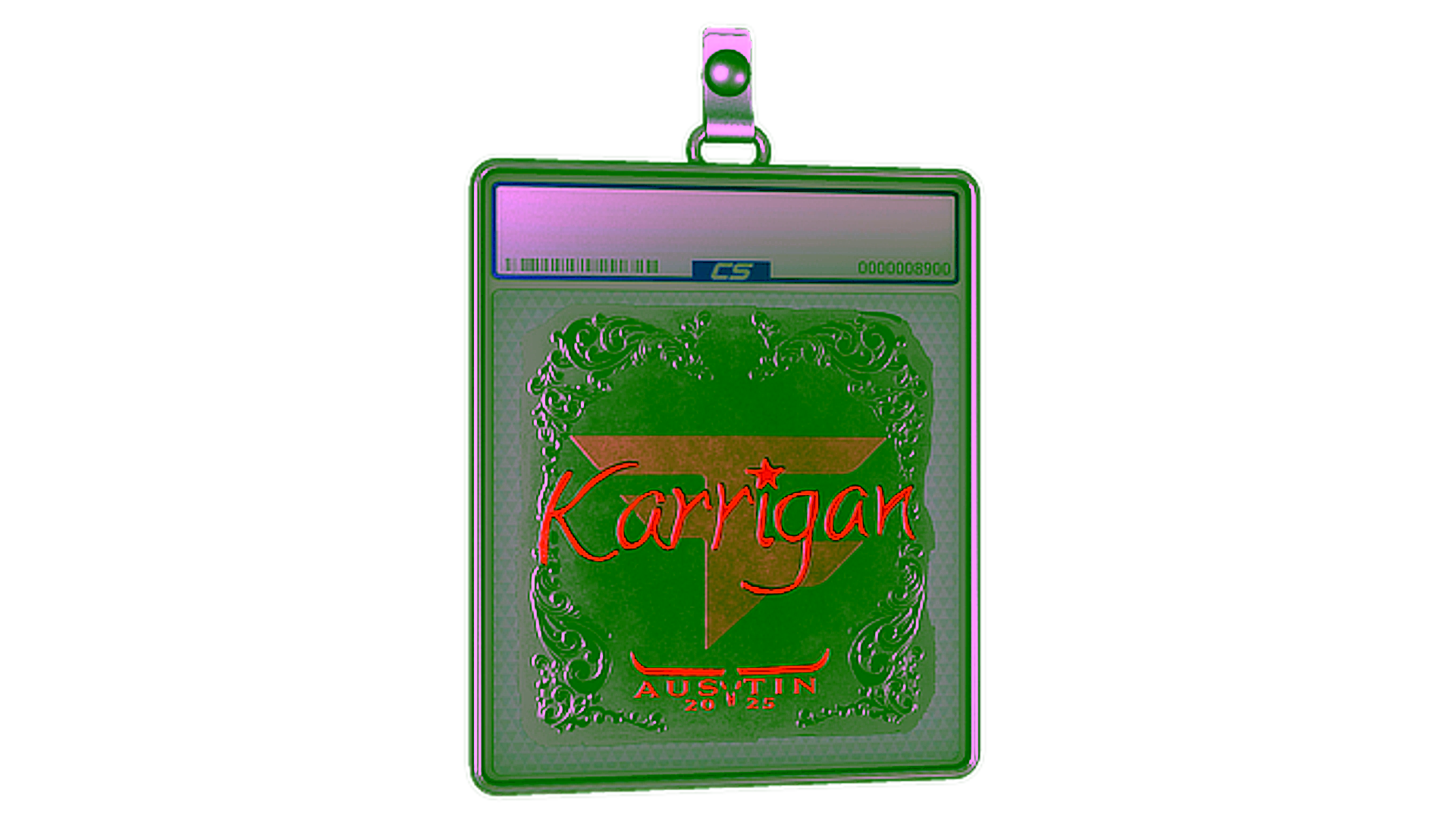 Display for Sticker Slab | karrigan (Foil) | Austin 2025