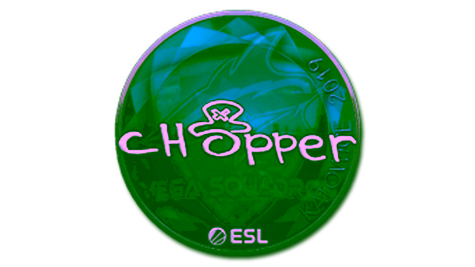 Wyświetl dla Sticker | chopper (Foil) | Katowice 2019