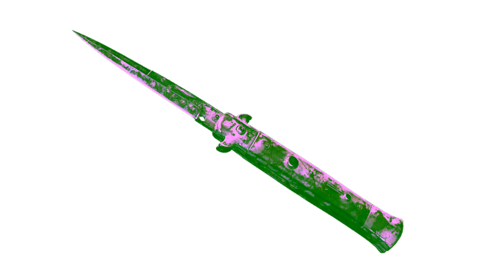 Display for ★ StatTrak™ Stiletto Knife | Urban Masked (Battle-Scarred)