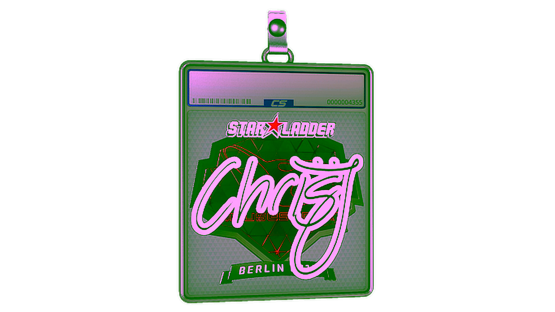 Display for Sticker Slab | chrisJ (Foil) | Berlin 2019