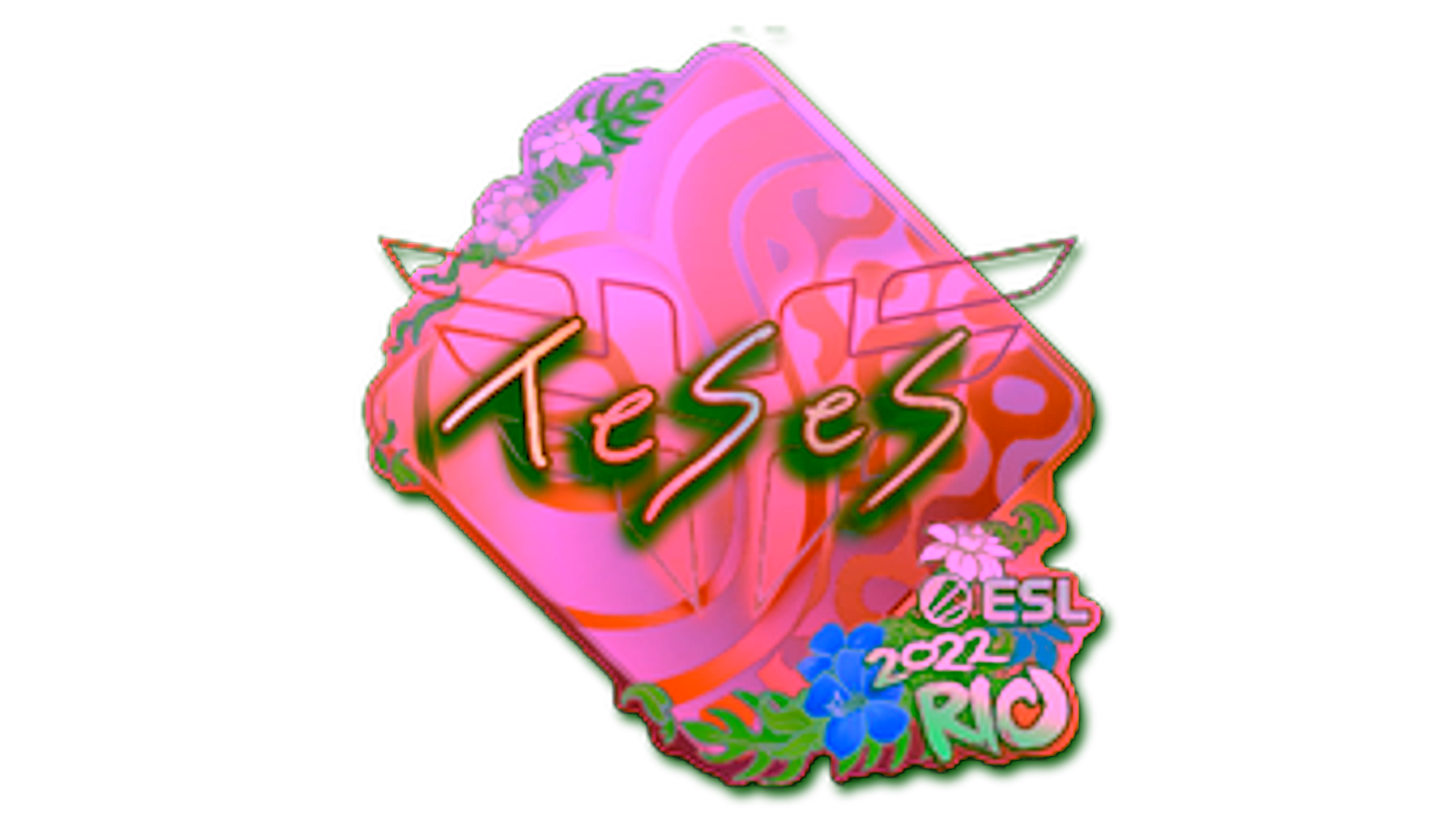 Display for Sticker | TeSeS (Holo) | Rio 2022