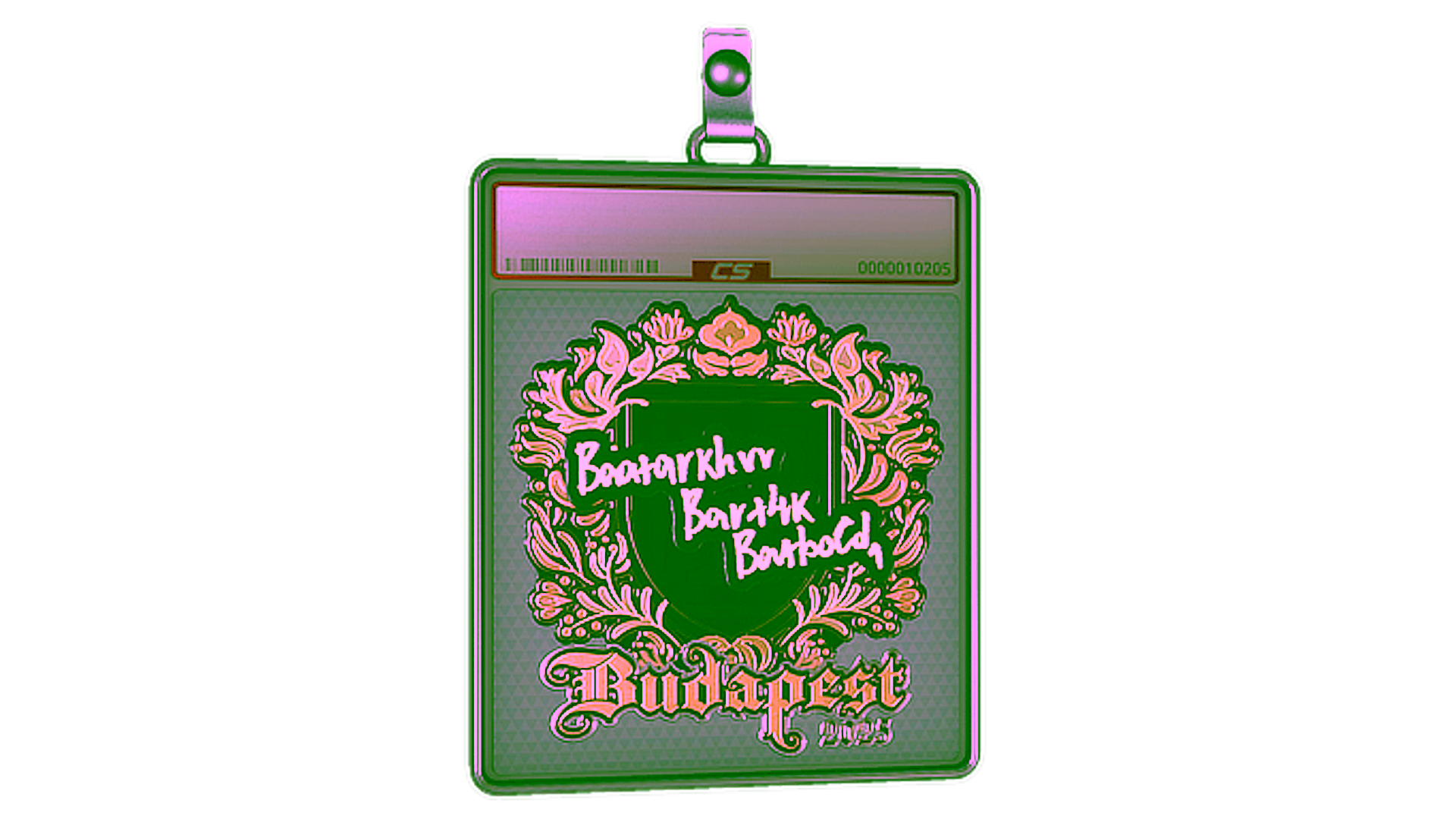 عرض لـ Sticker Slab | Bart4k (Gold) | Budapest 2025