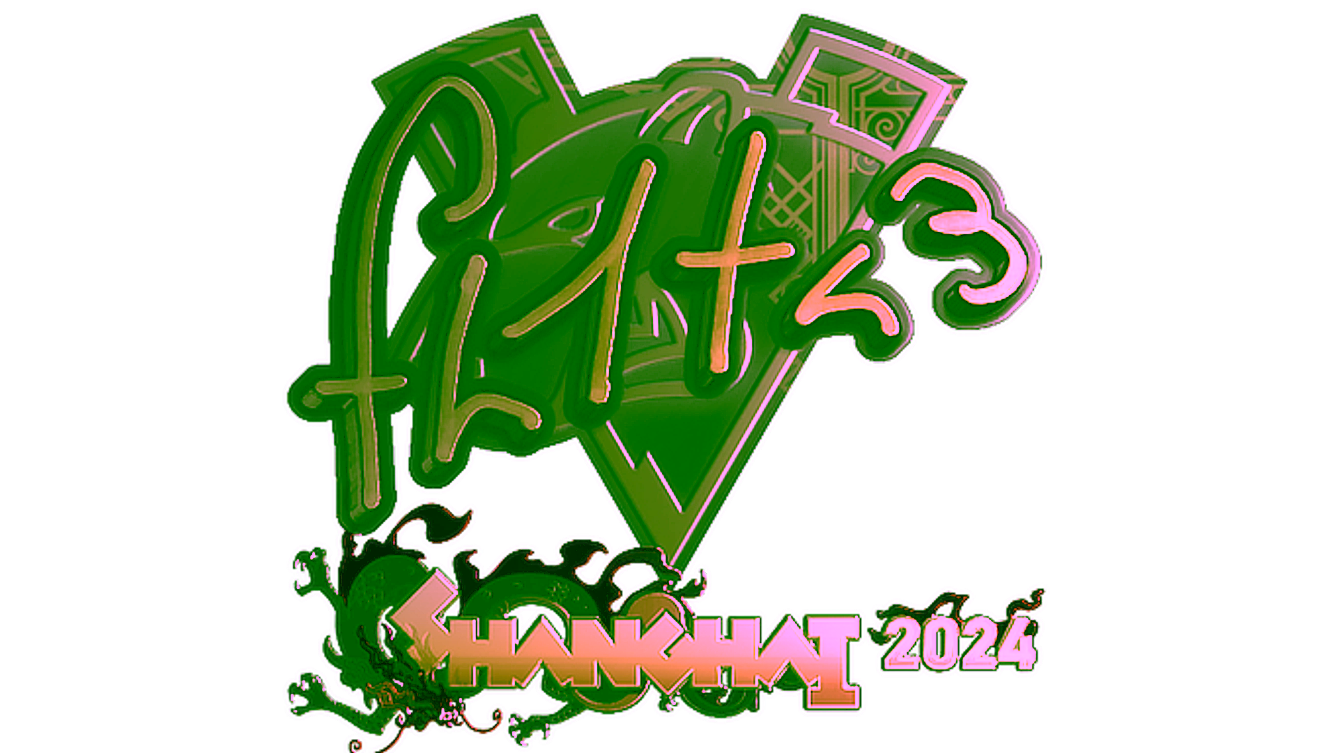 Display for Sticker | FL1T (Gold) | Shanghai 2024