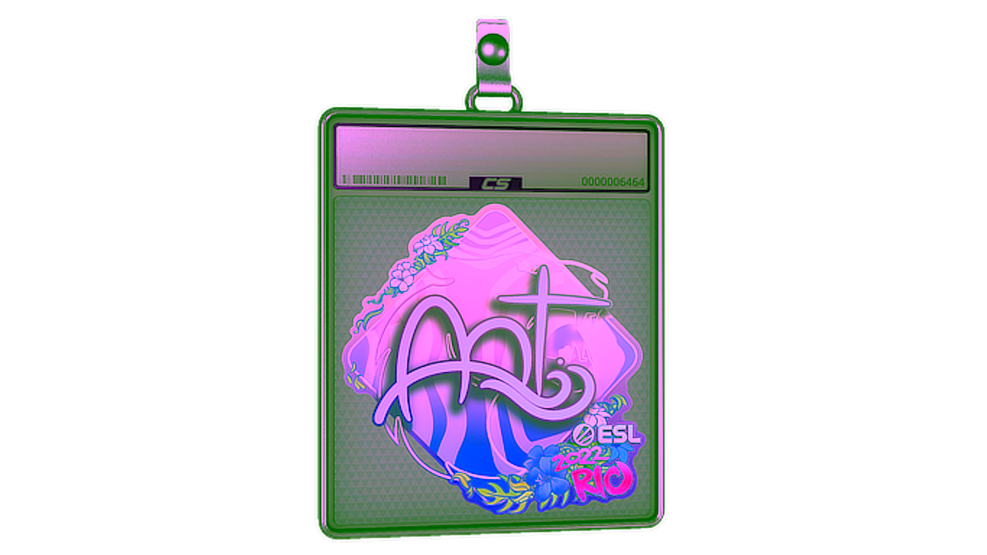 Display for Sticker Slab | arT (Holo) | Rio 2022