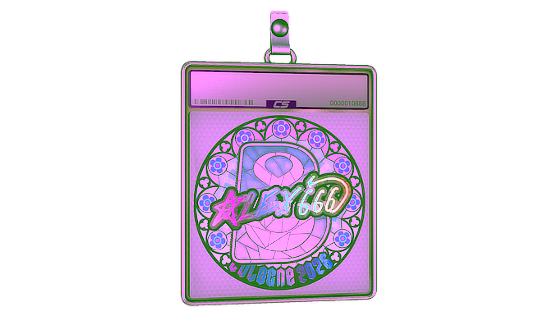 Display for Sticker Slab | alex666 (Holo) | Cologne 2026