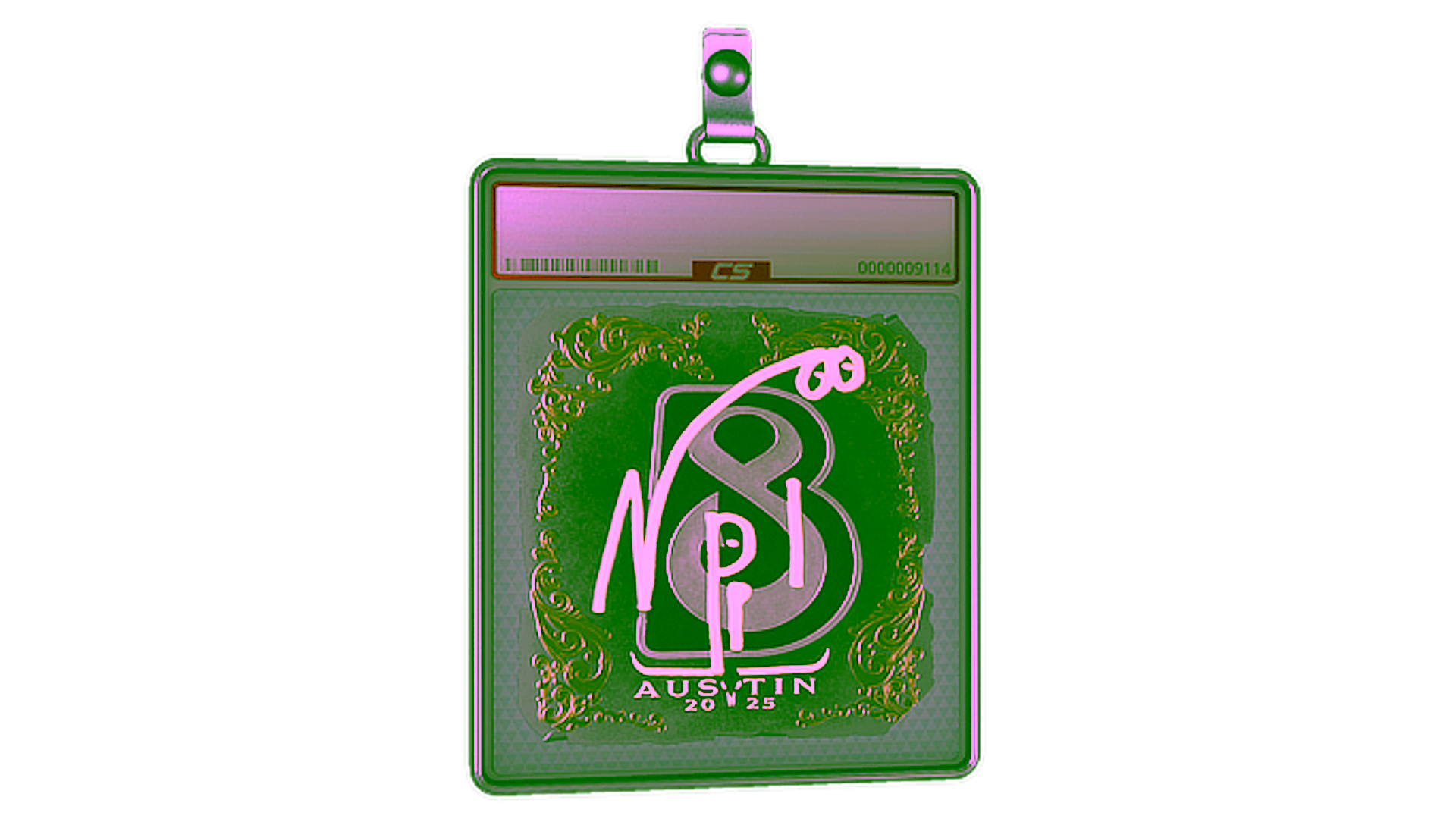 عرض لـ Sticker Slab | npl (Gold) | Austin 2025