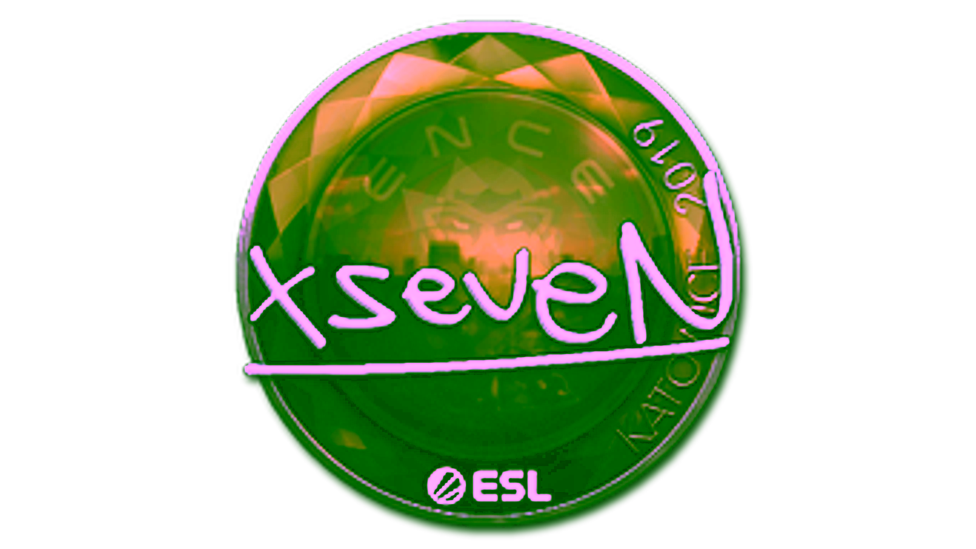 Display for Sticker | xseveN (Foil) | Katowice 2019