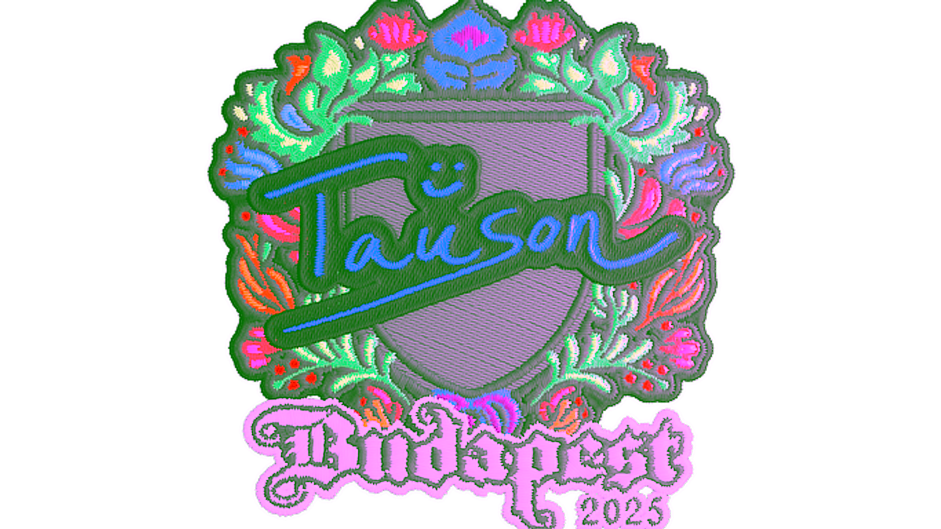 Display for Sticker | Tauson (Embroidered) | Budapest 2025