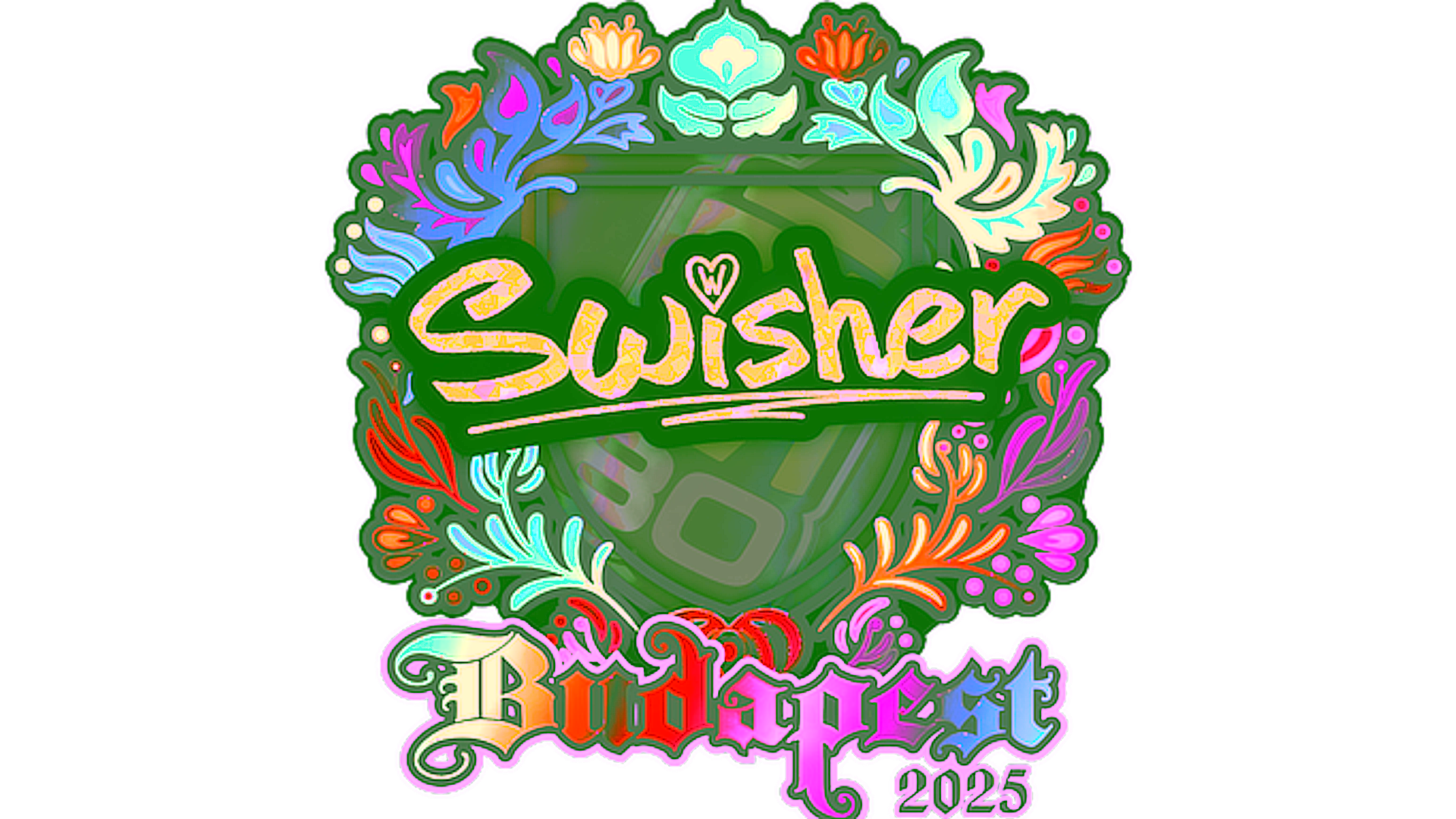 Display for Sticker | Swisher (Holo) | Budapest 2025