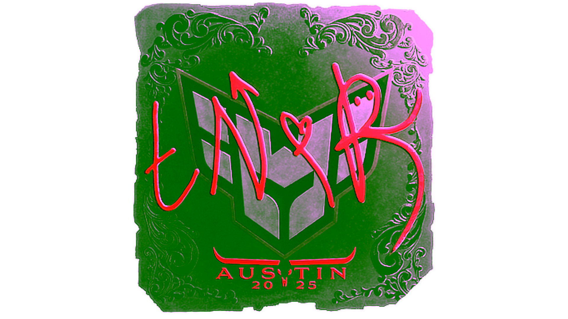 Display for Sticker | tN1R (Foil) | Austin 2025