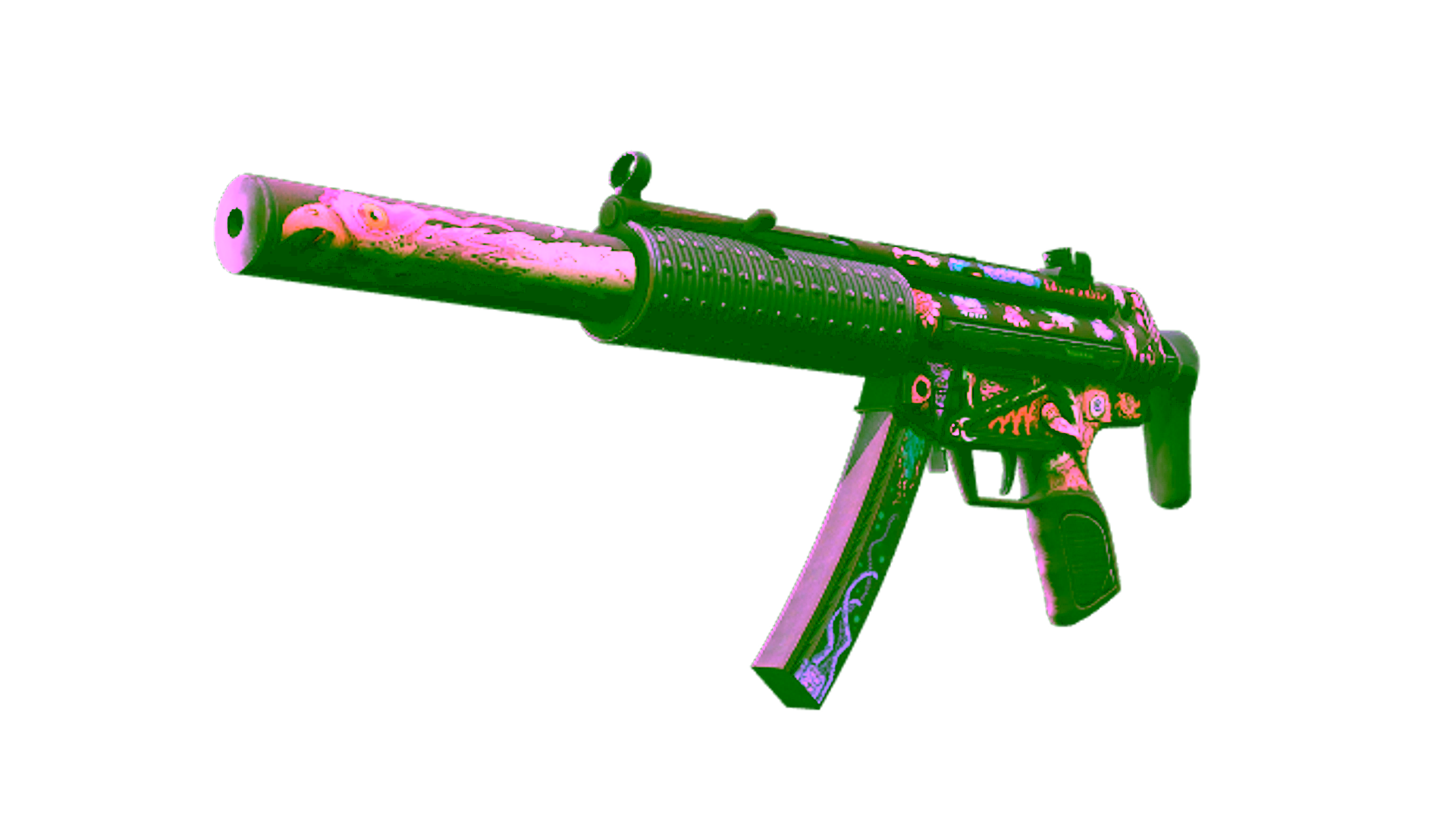 Visar för StatTrak™ MP5-SD | Necro Jr. (Minimal Wear)