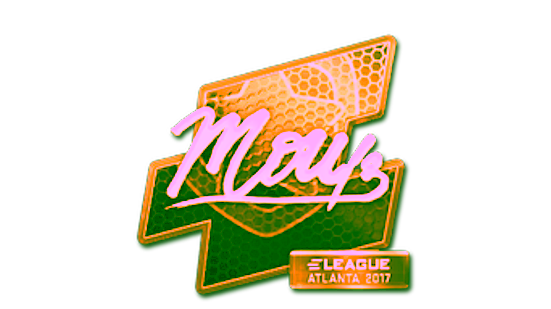 Affichage pour Sticker | mou (Gold) | Atlanta 2017