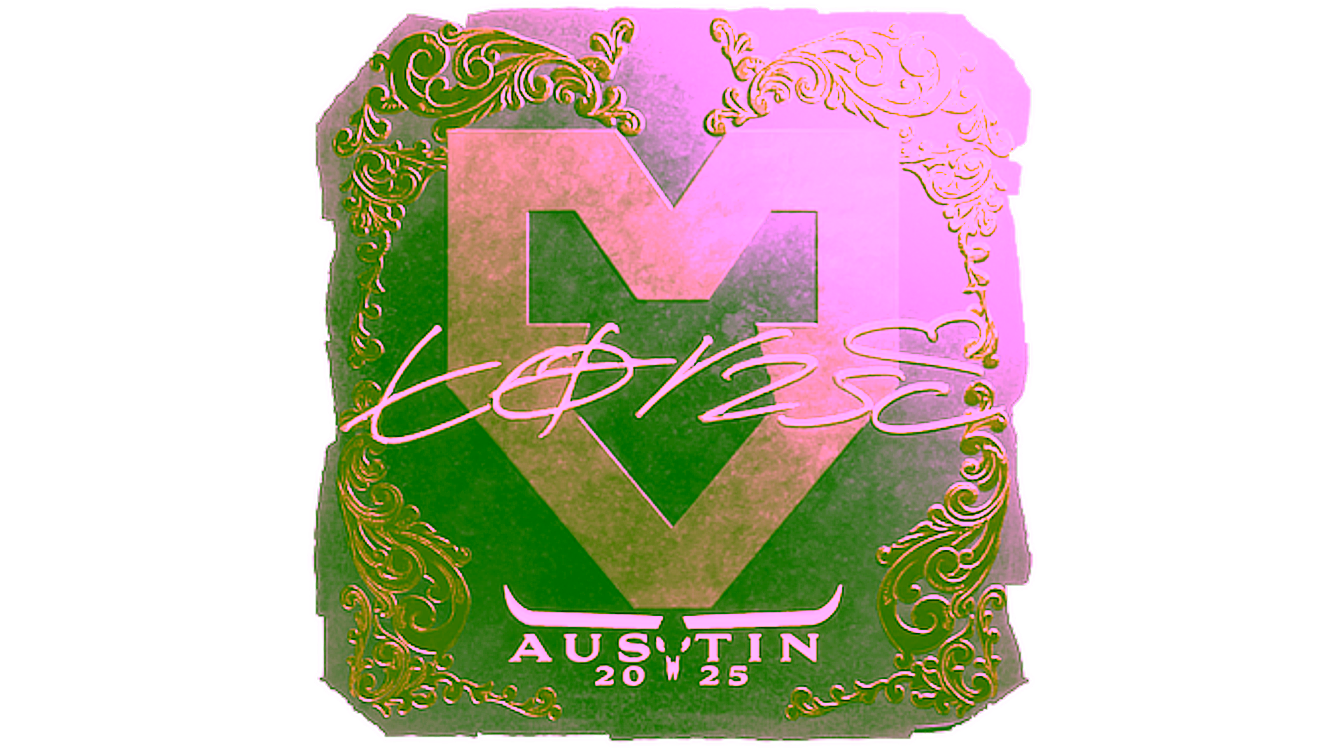 Visar för Sticker | torzsi (Gold) | Austin 2025