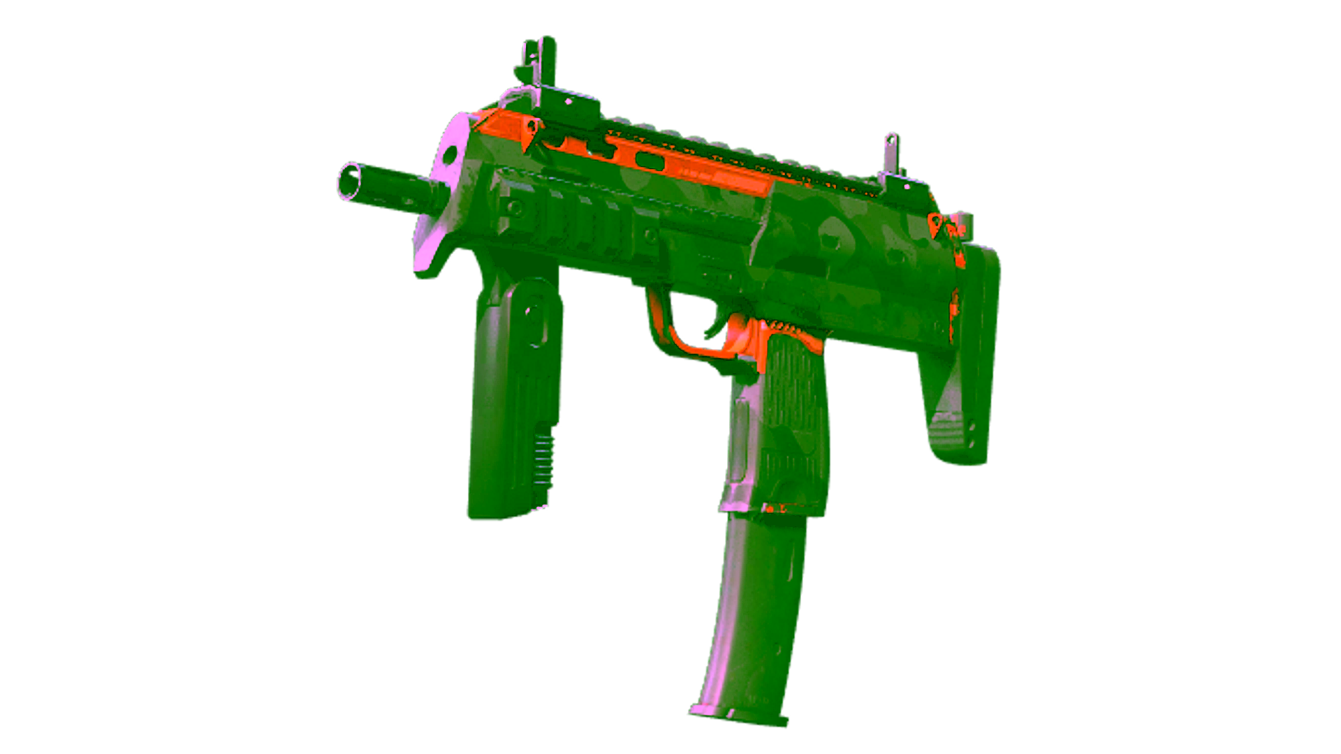 Display for StatTrak™ MP7 | Urban Hazard (Well-Worn)