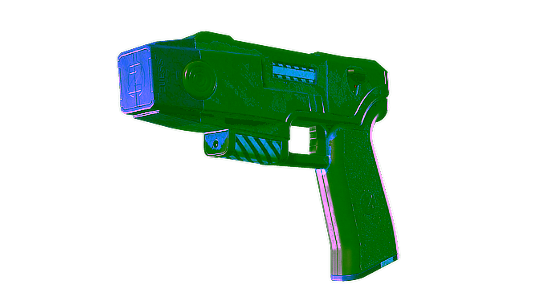 Display for Souvenir Zeus x27 | Electric Blue (Battle-Scarred)