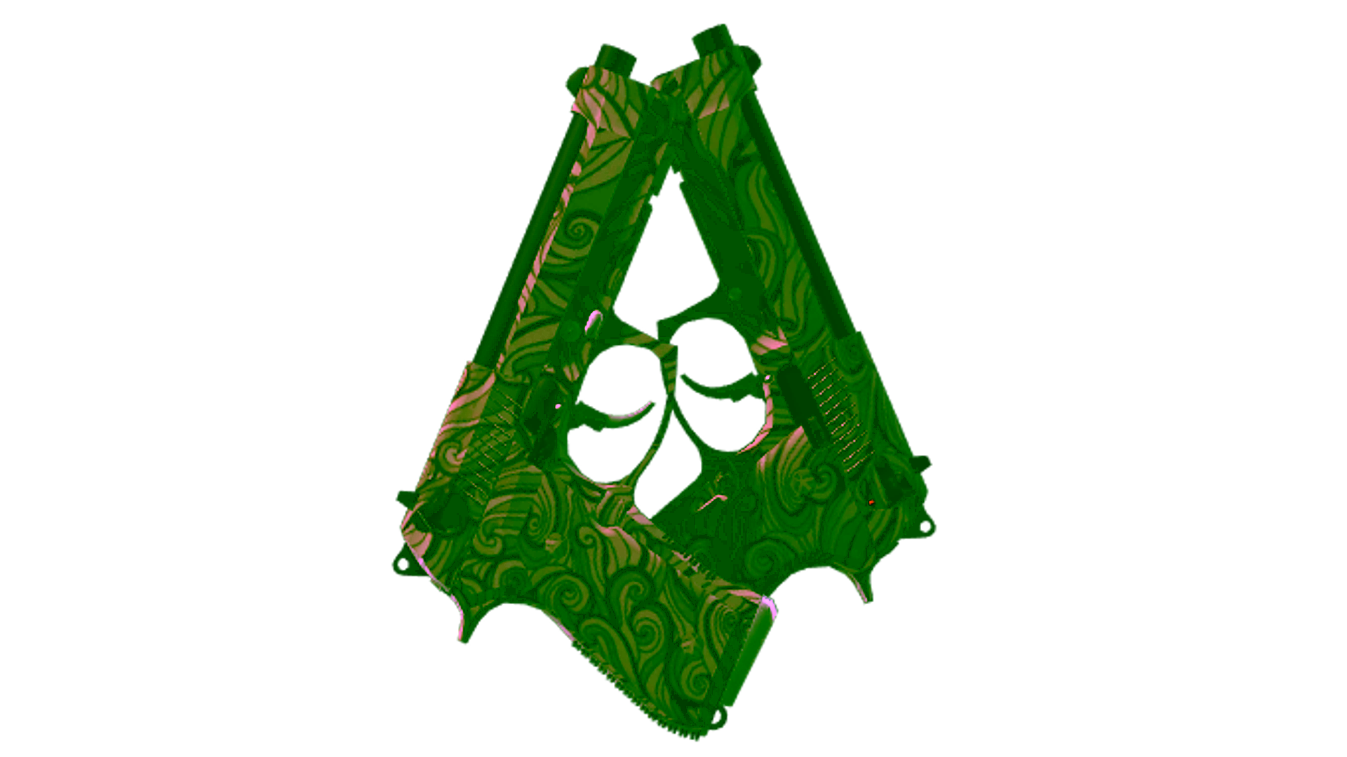 Display for Souvenir Dual Berettas | Pyre (Minimal Wear)