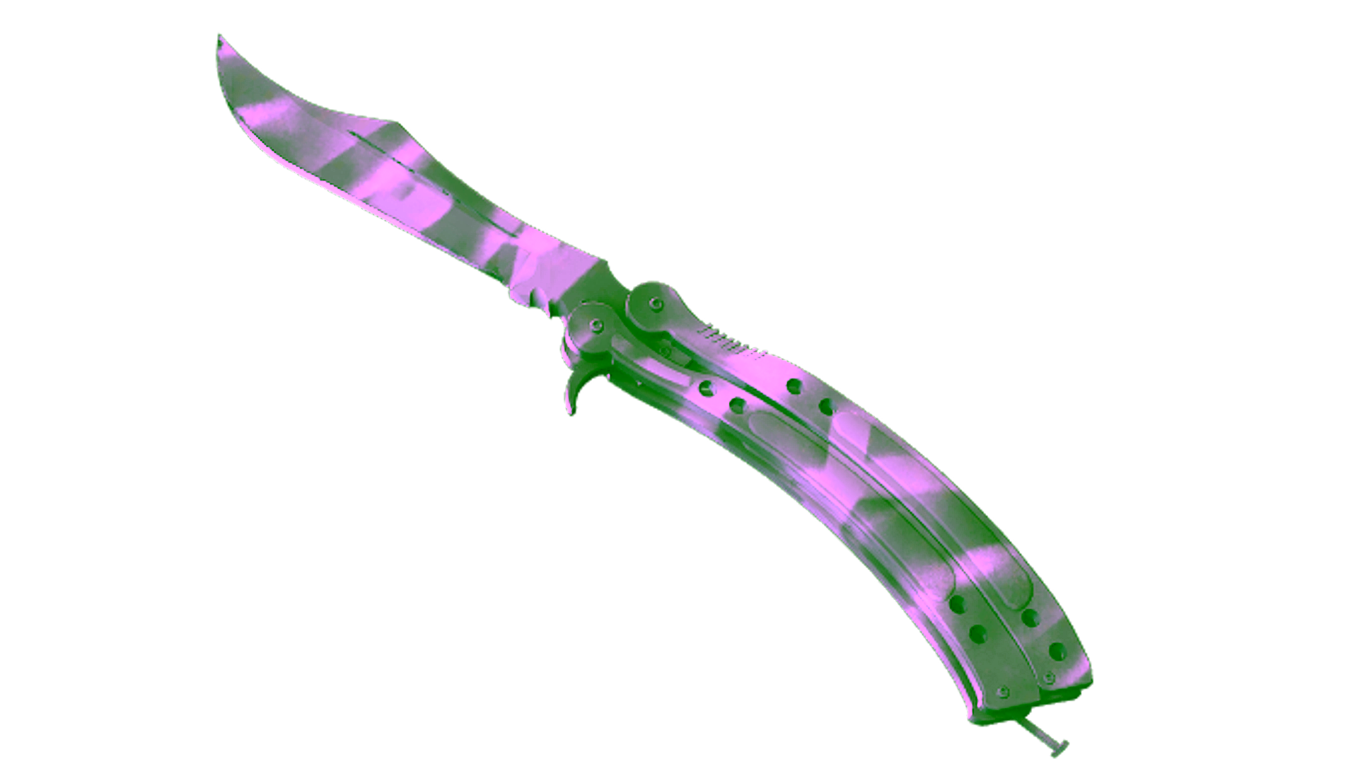 Visar för ★ StatTrak™ Butterfly Knife | Urban Masked (Factory New)