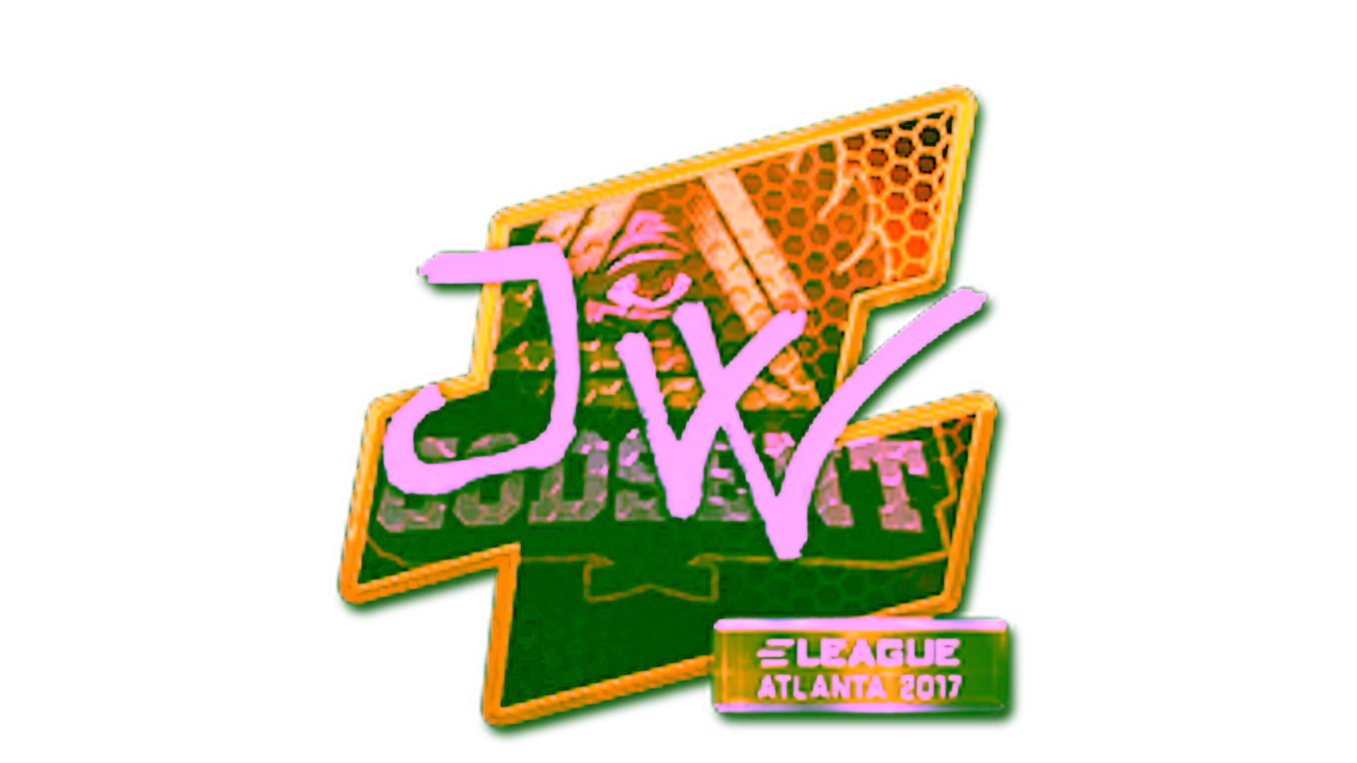 Display for Sticker | JW (Foil) | Atlanta 2017