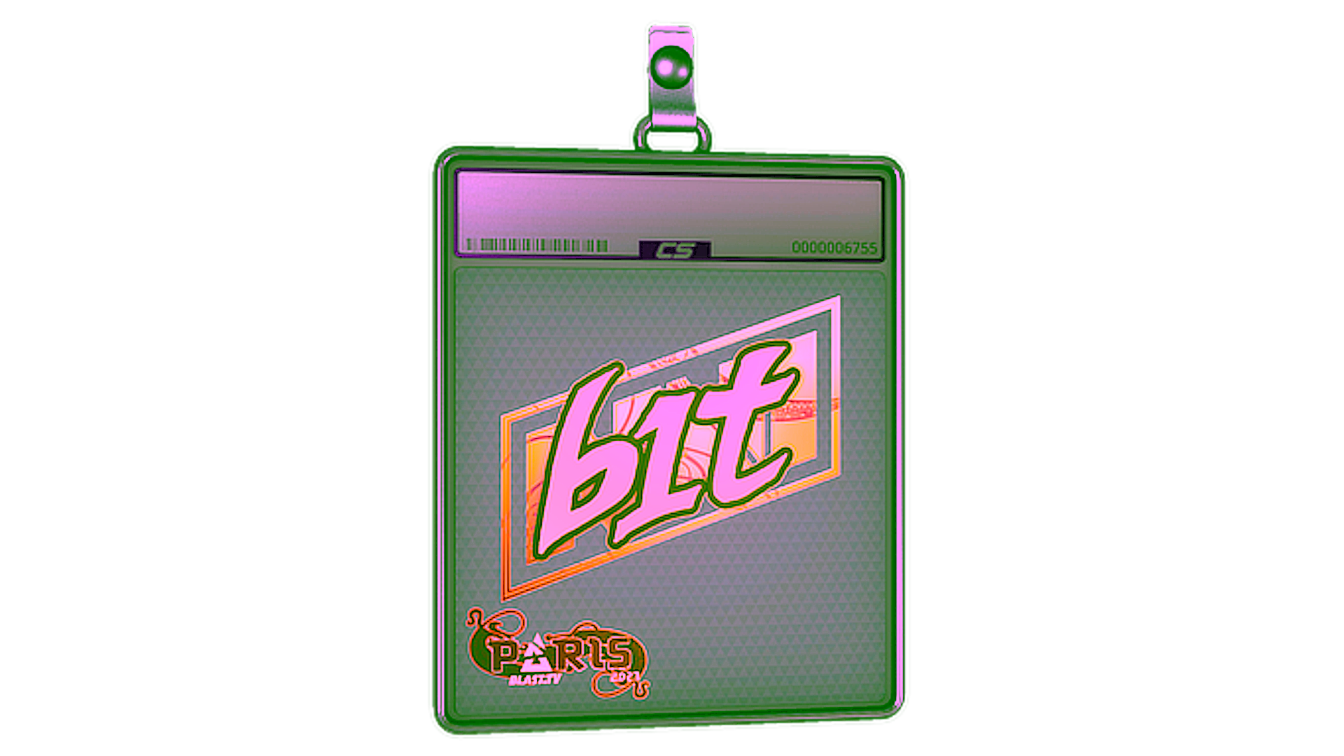 Sticker Slab | b1t (Holo) | Paris 2023 için görüntü