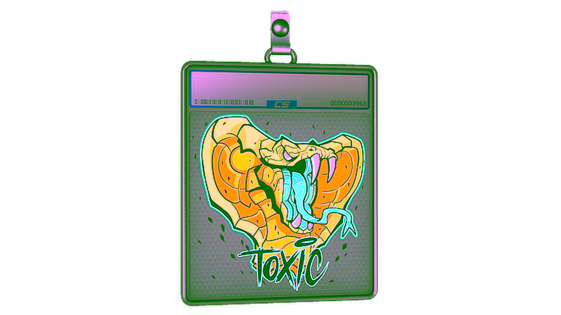 Display for Sticker Slab | Toxic