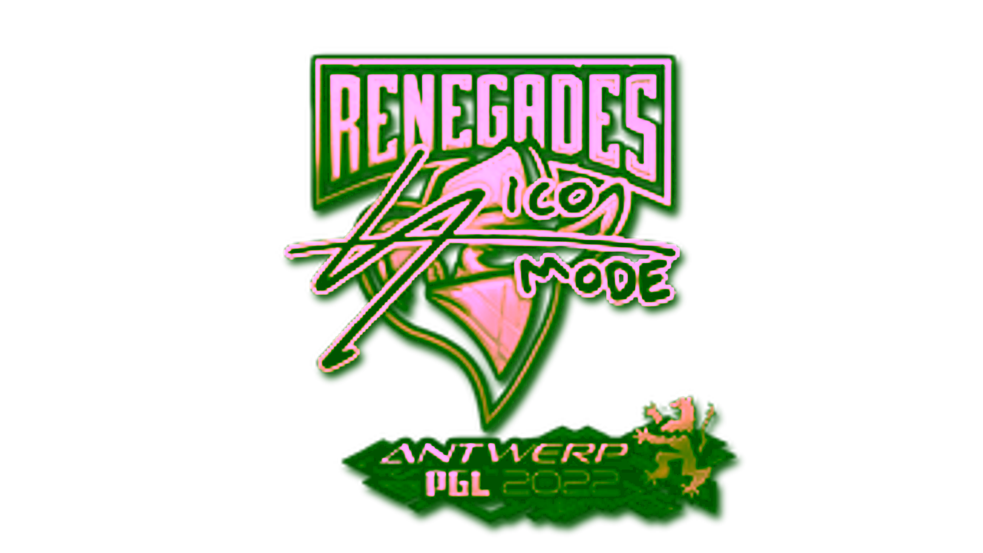 Display for Sticker | sico (Gold) | Antwerp 2022