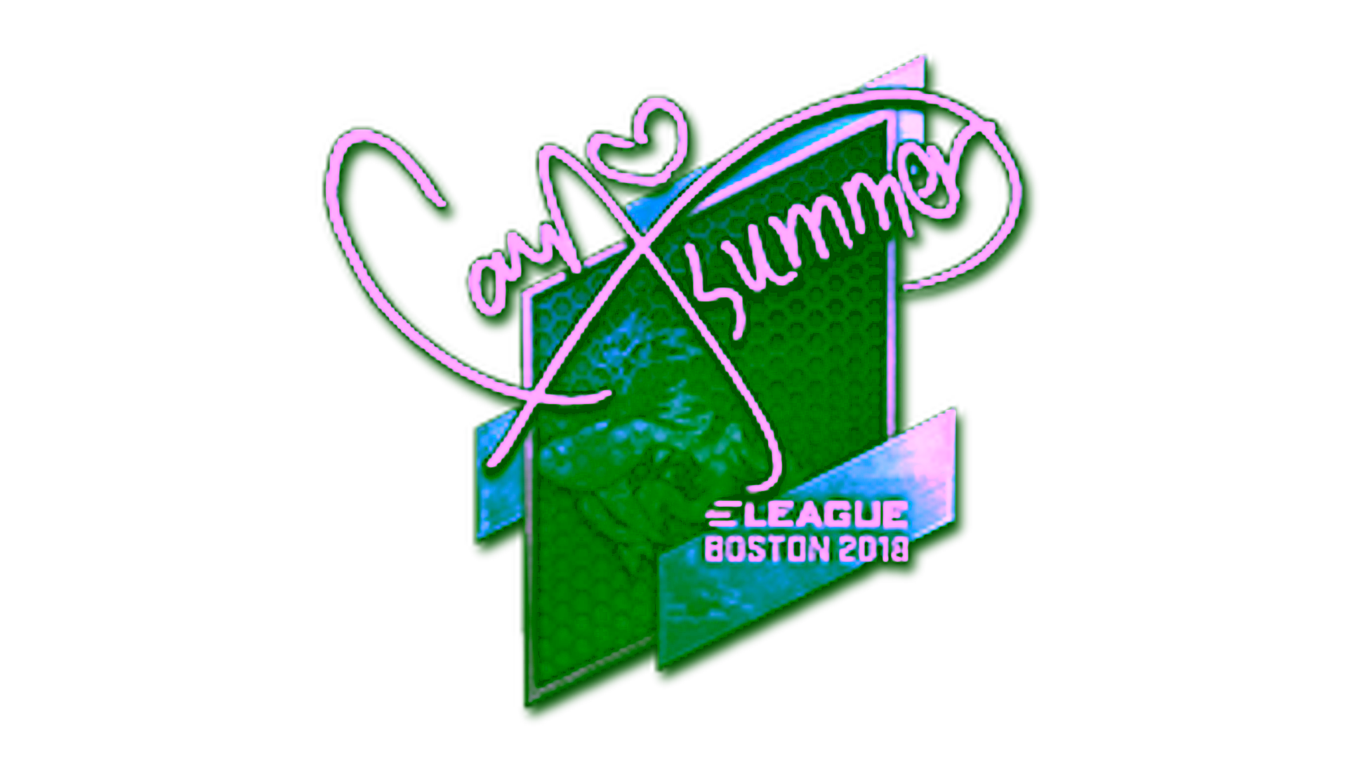 Display for Sticker | Summer (Foil) | Boston 2018