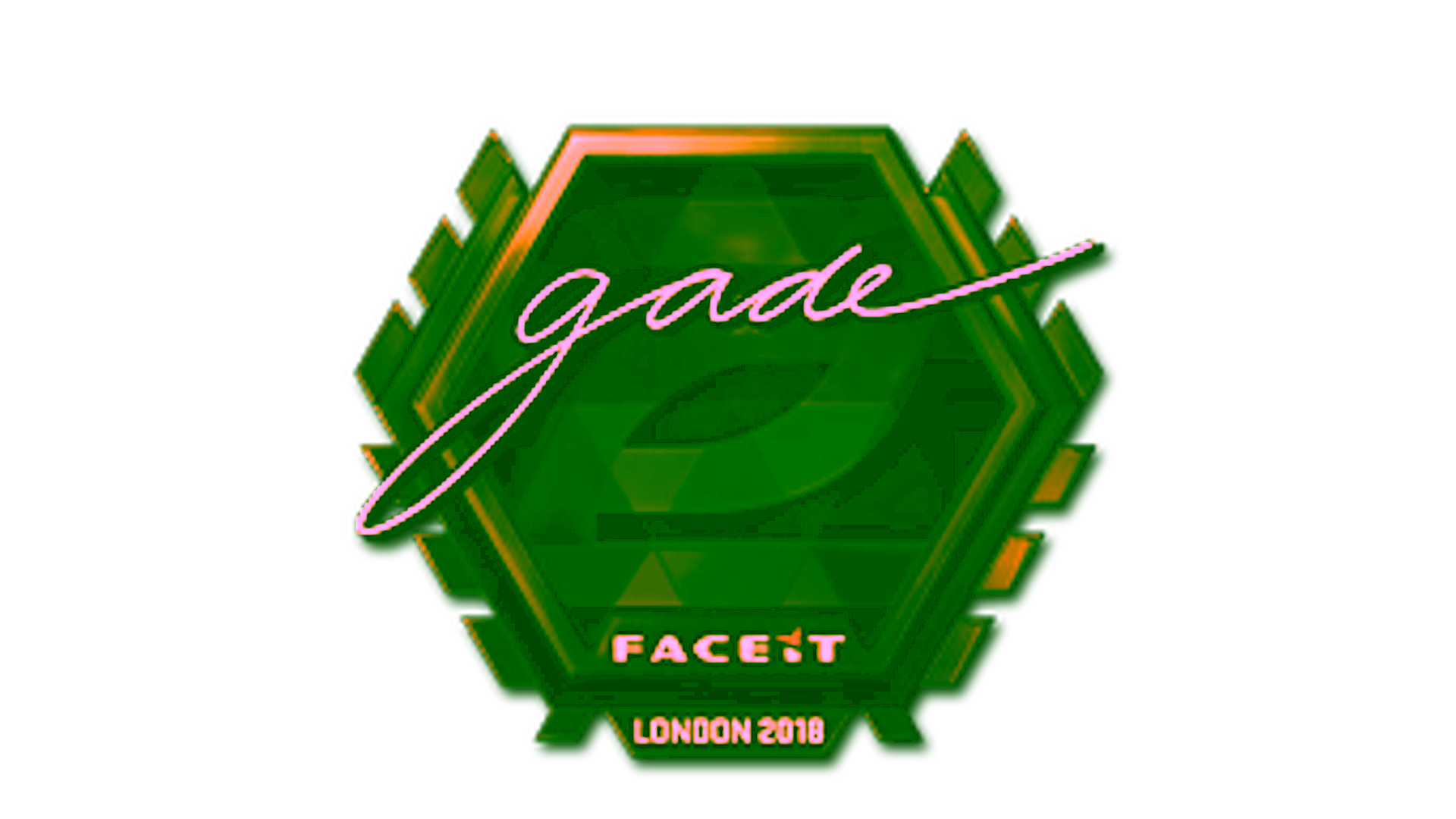 Rodyti Sticker | gade (Gold) | London 2018