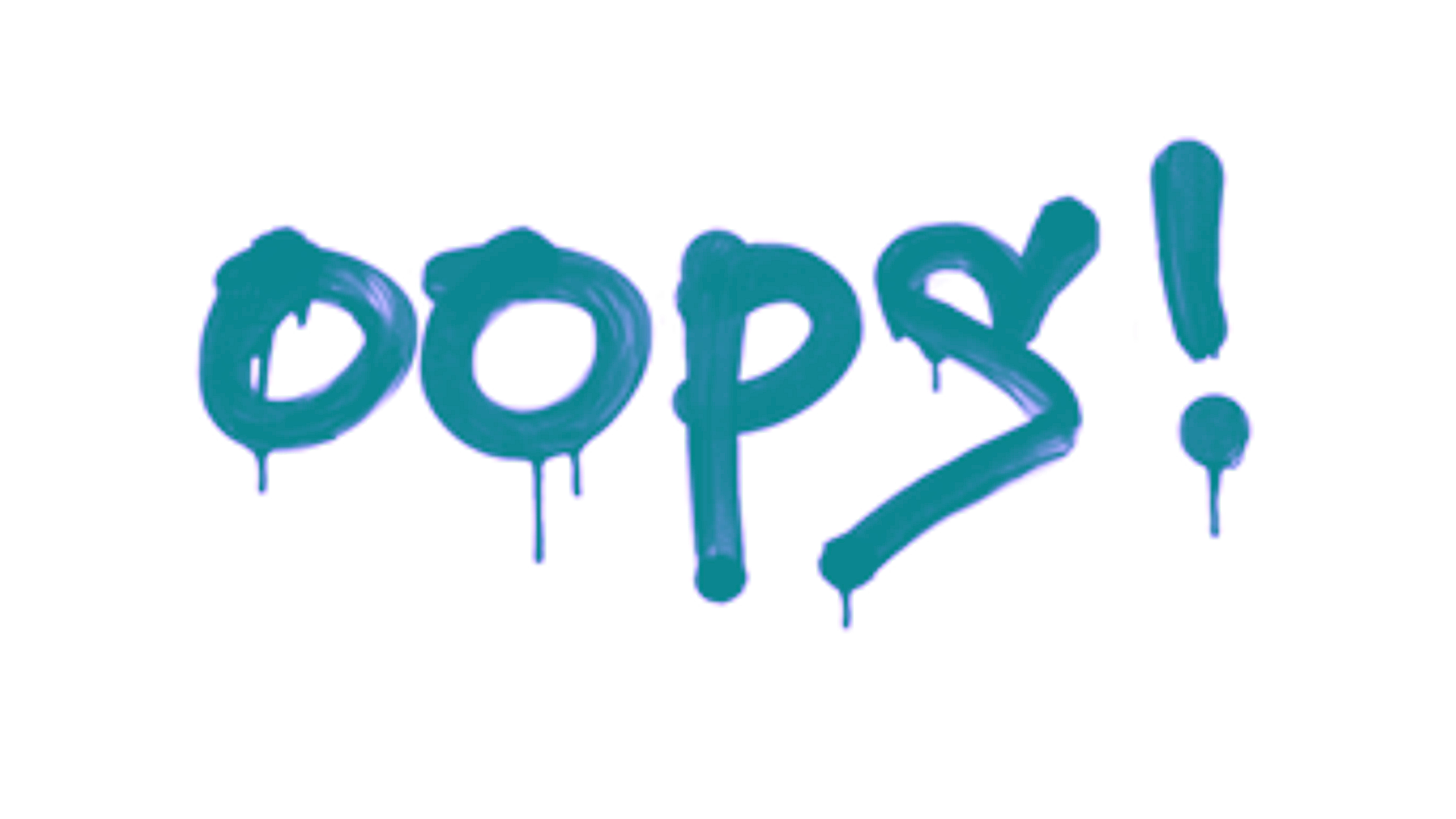 Display for Sealed Graffiti | Oops (Monarch Blue)
