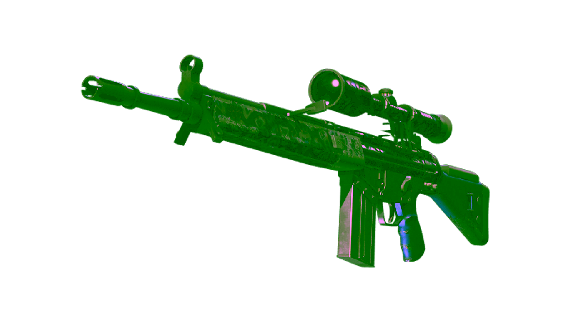 Display for Souvenir G3SG1 | Violet Murano (Well-Worn)