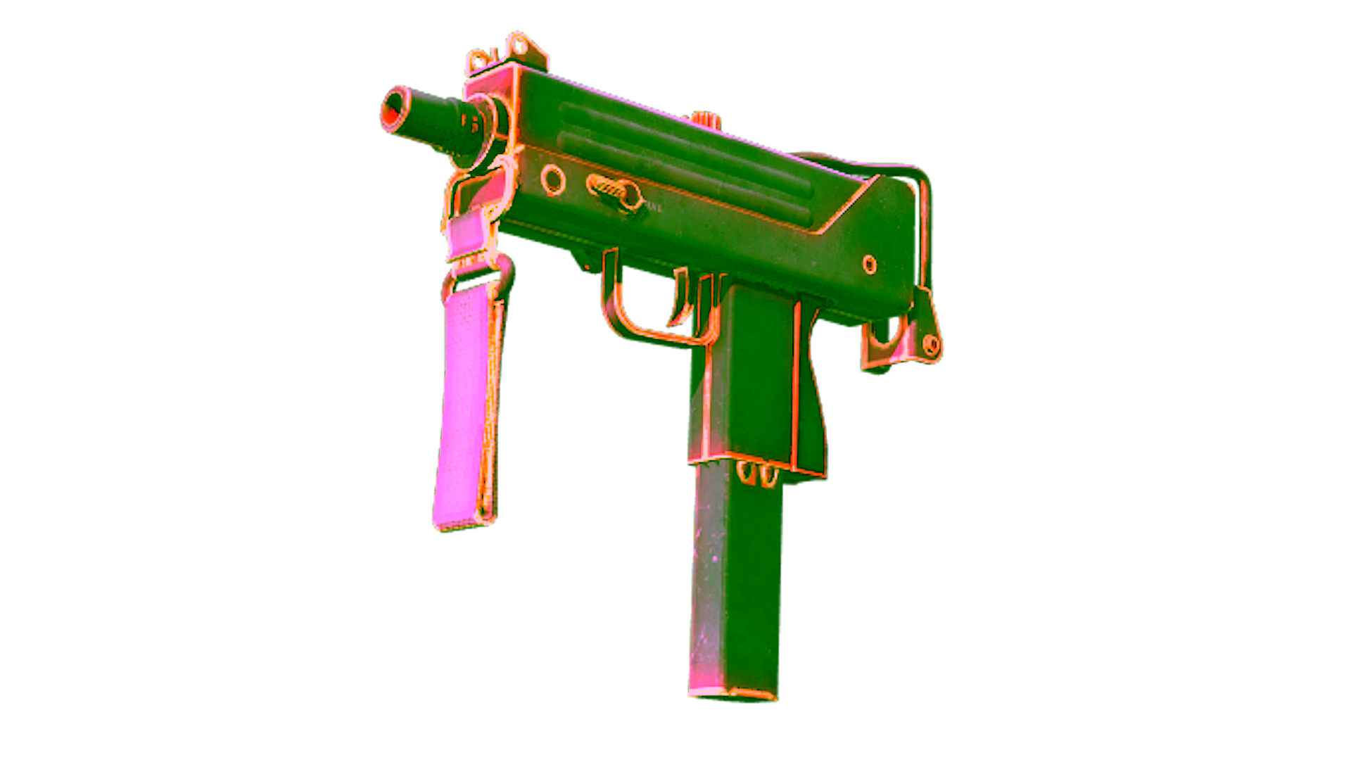 Visar för StatTrak™ MAC-10 | Heat (Factory New)