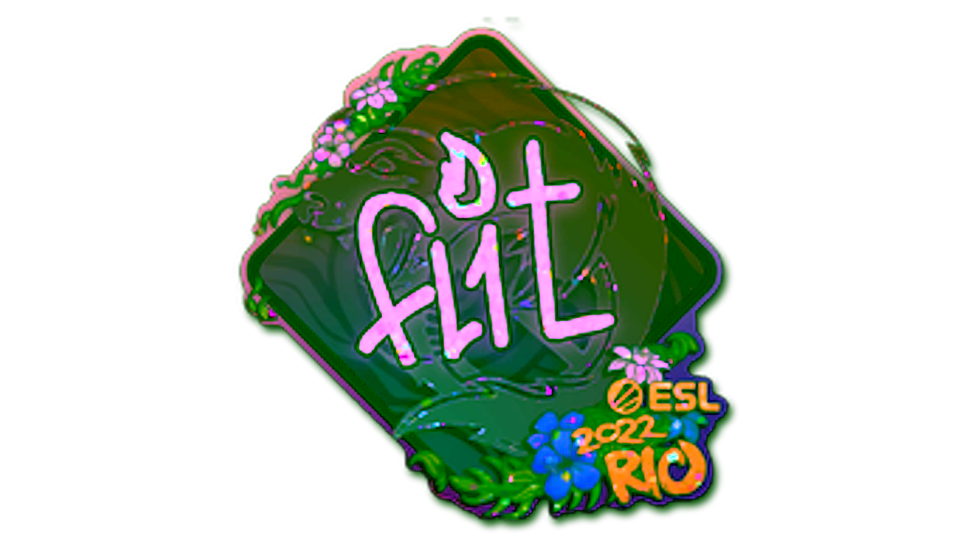 Display for Sticker | FL1T (Glitter) | Rio 2022