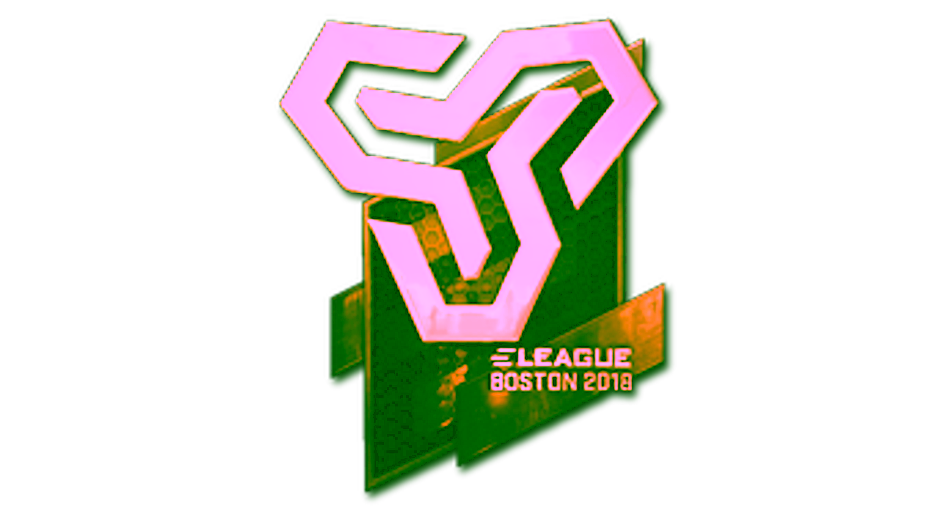 Display for Sticker | Space Soldiers (Gold) | Boston 2018
