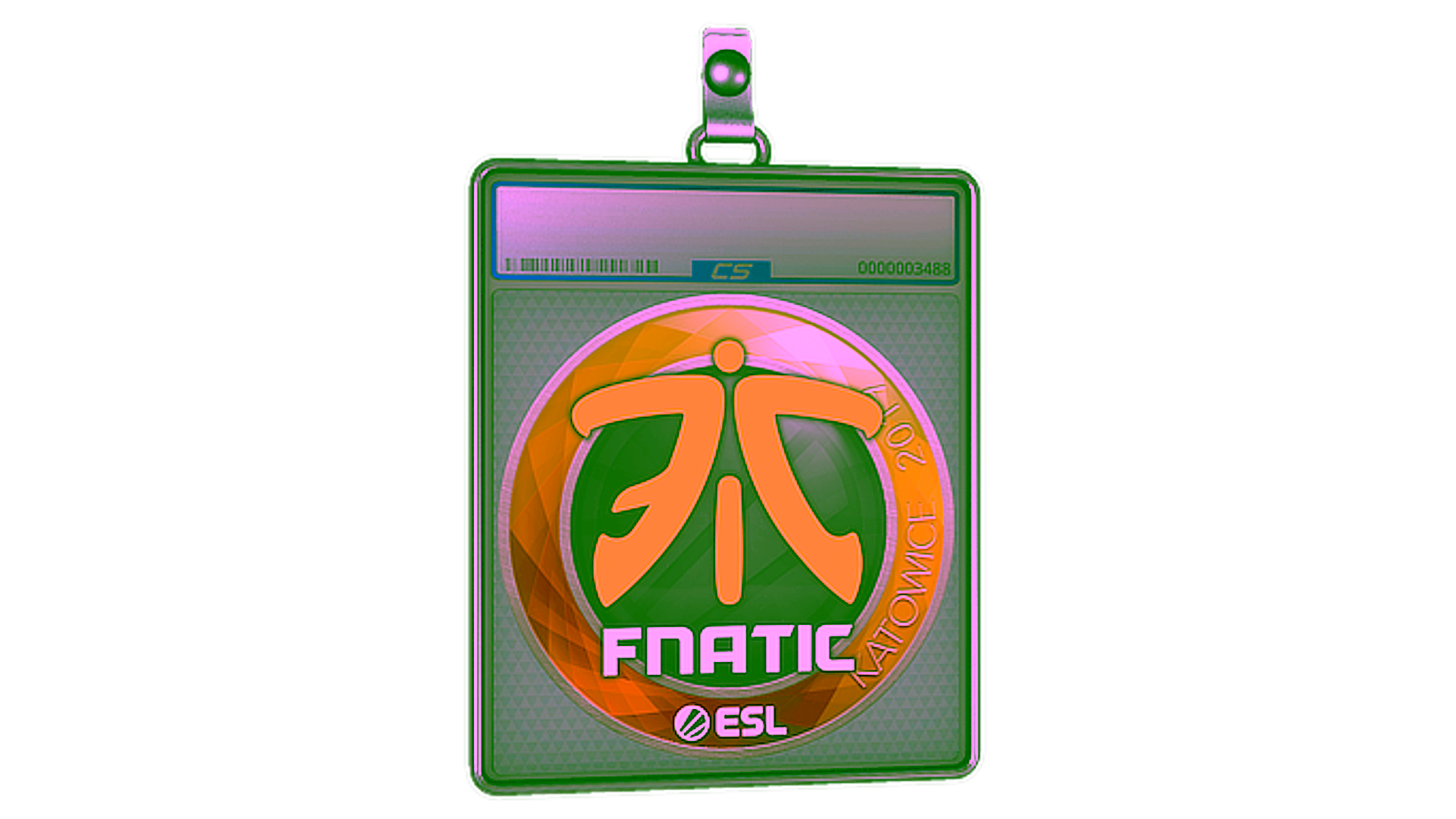Anzeige für Sticker Slab | Fnatic | Katowice 2019