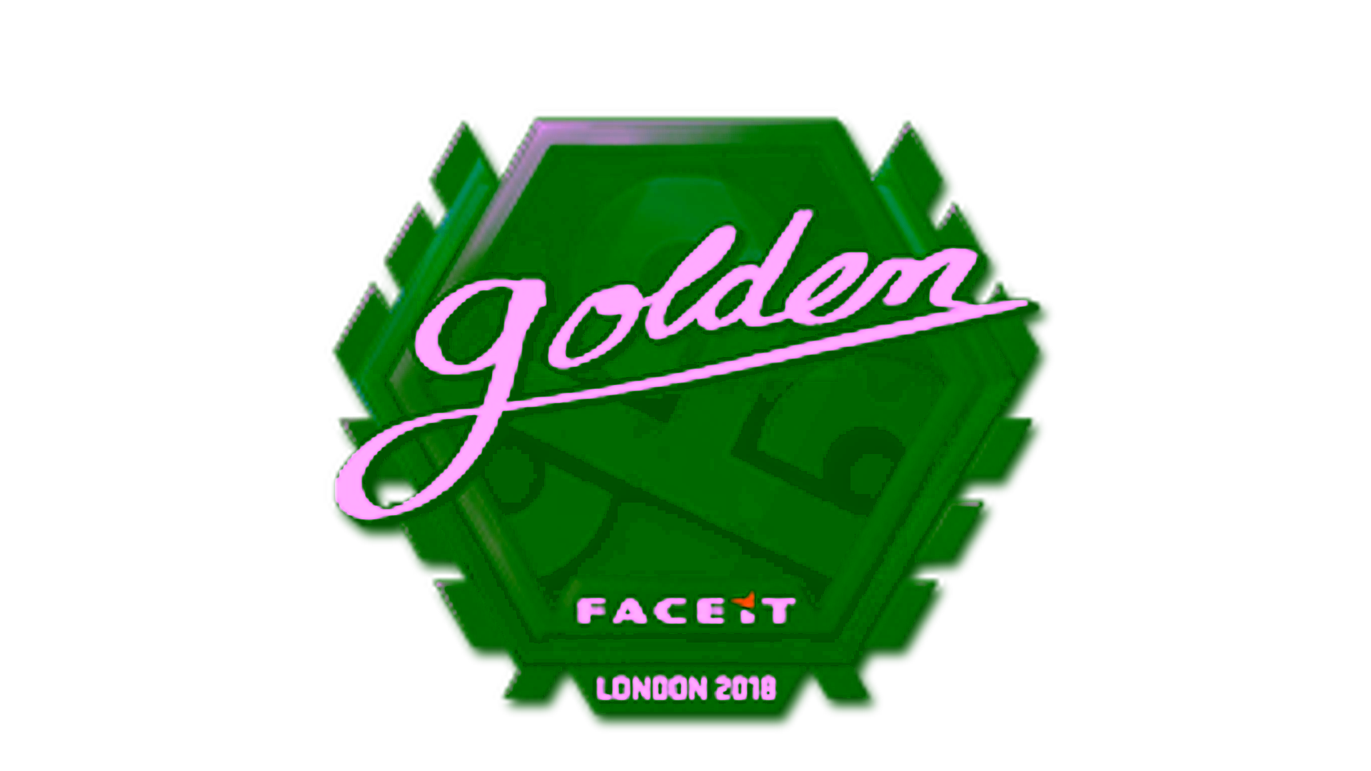 Display for Sticker | Golden | London 2018
