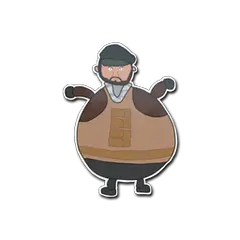 Sticker Poorly Drawn Balkan