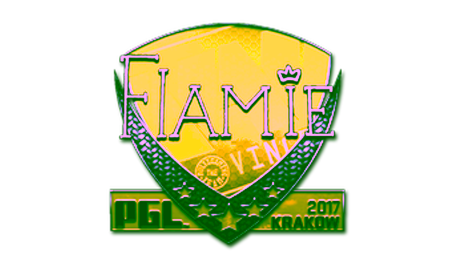 Display for Sticker | flamie (Foil) | Krakow 2017
