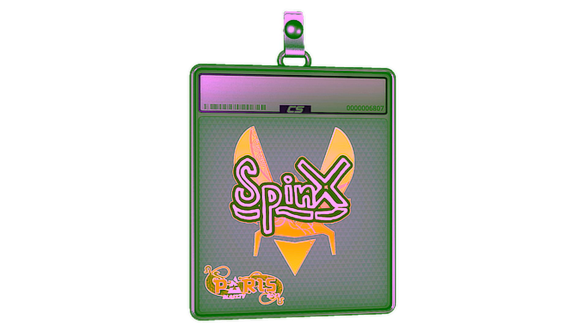 Display for Sticker Slab | Spinx (Holo) | Paris 2023
