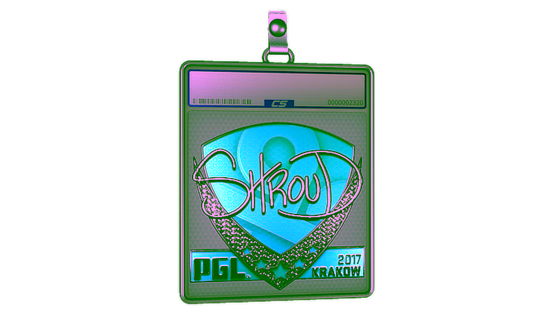 عرض لـ Sticker Slab | shroud (Foil) | Krakow 2017