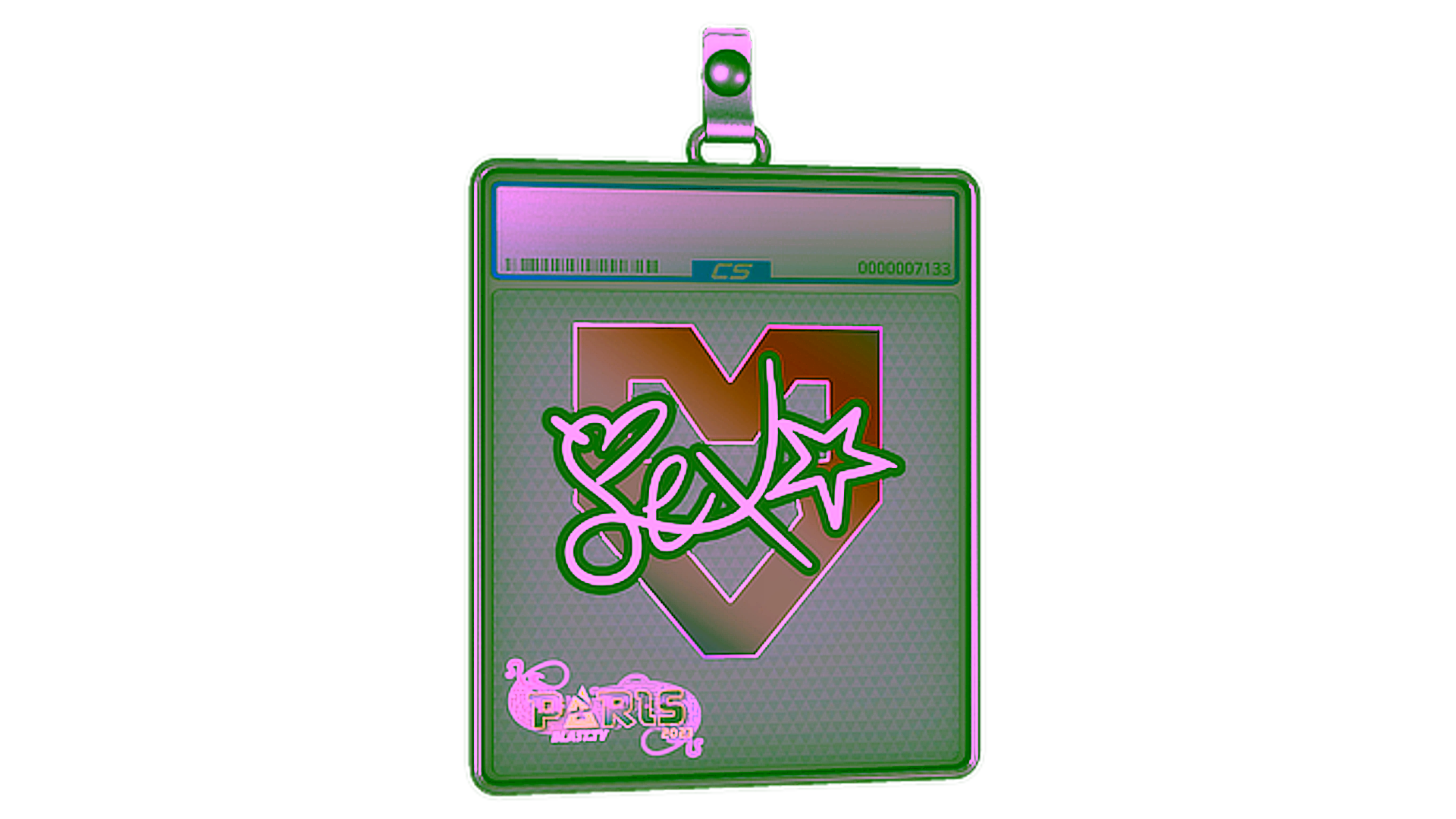 Affichage pour Sticker Slab | dexter | Paris 2023